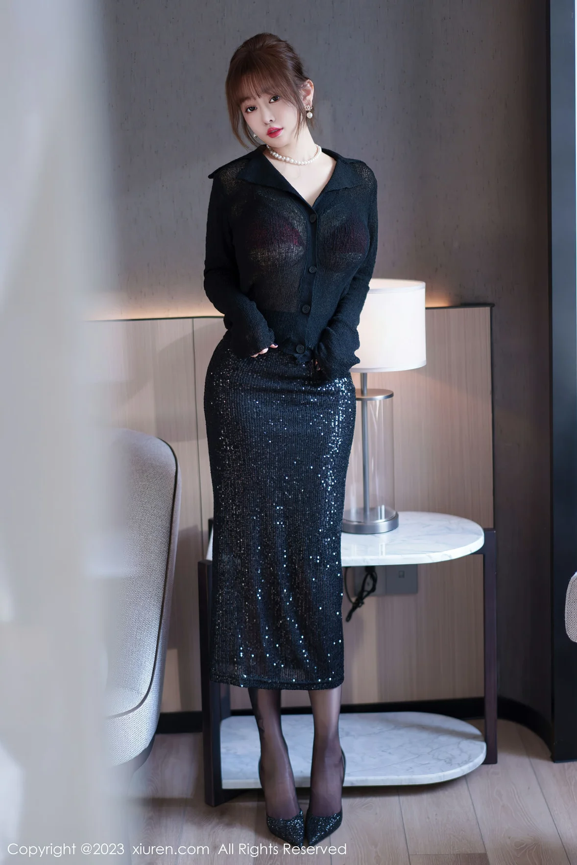  XiuRen 秀人 No.7156 王雨纯 红色蕾丝内衣性感写真 [76P]第2张