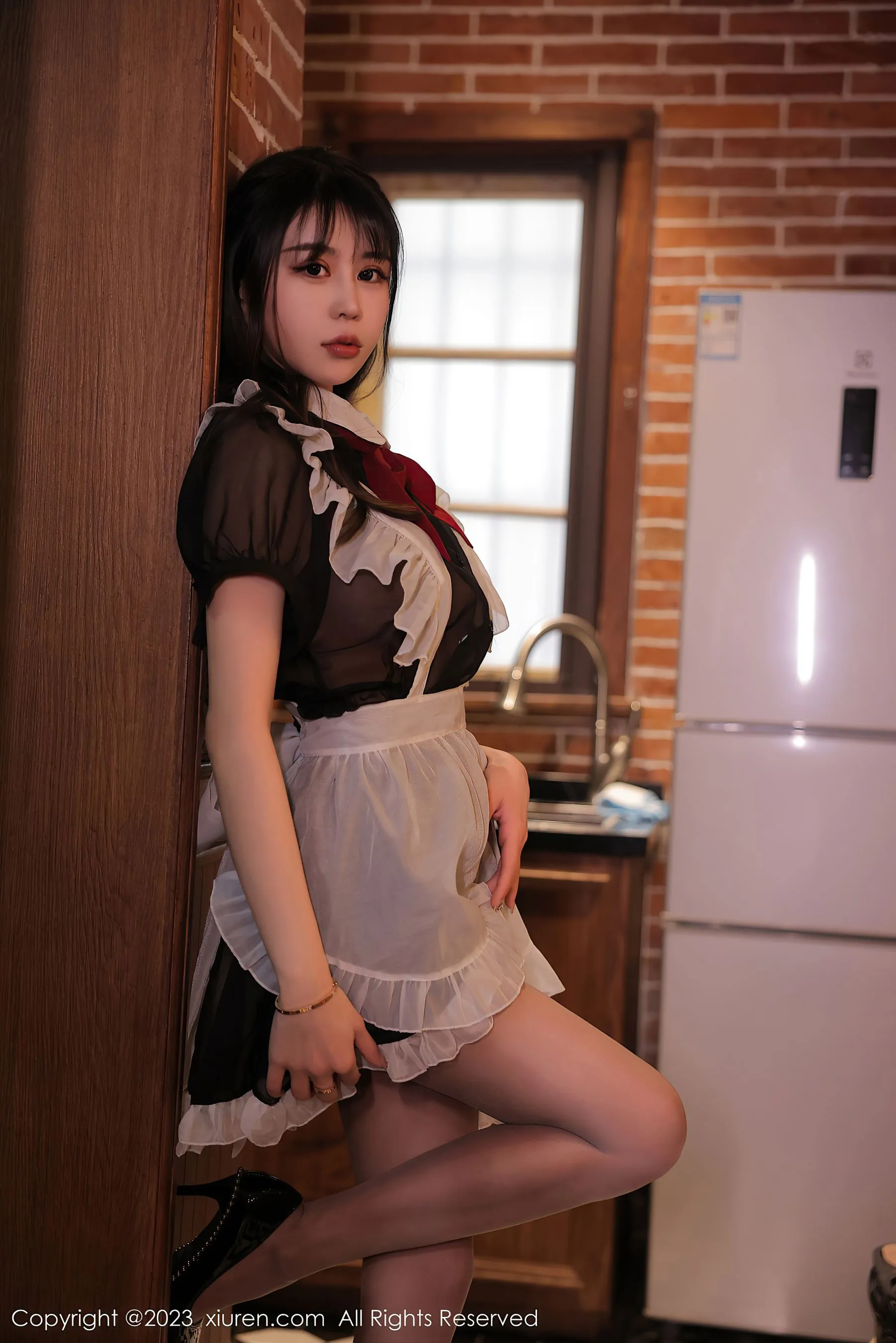 秀人网 No.6310 tina_甜仔 女仆服美臀第10张