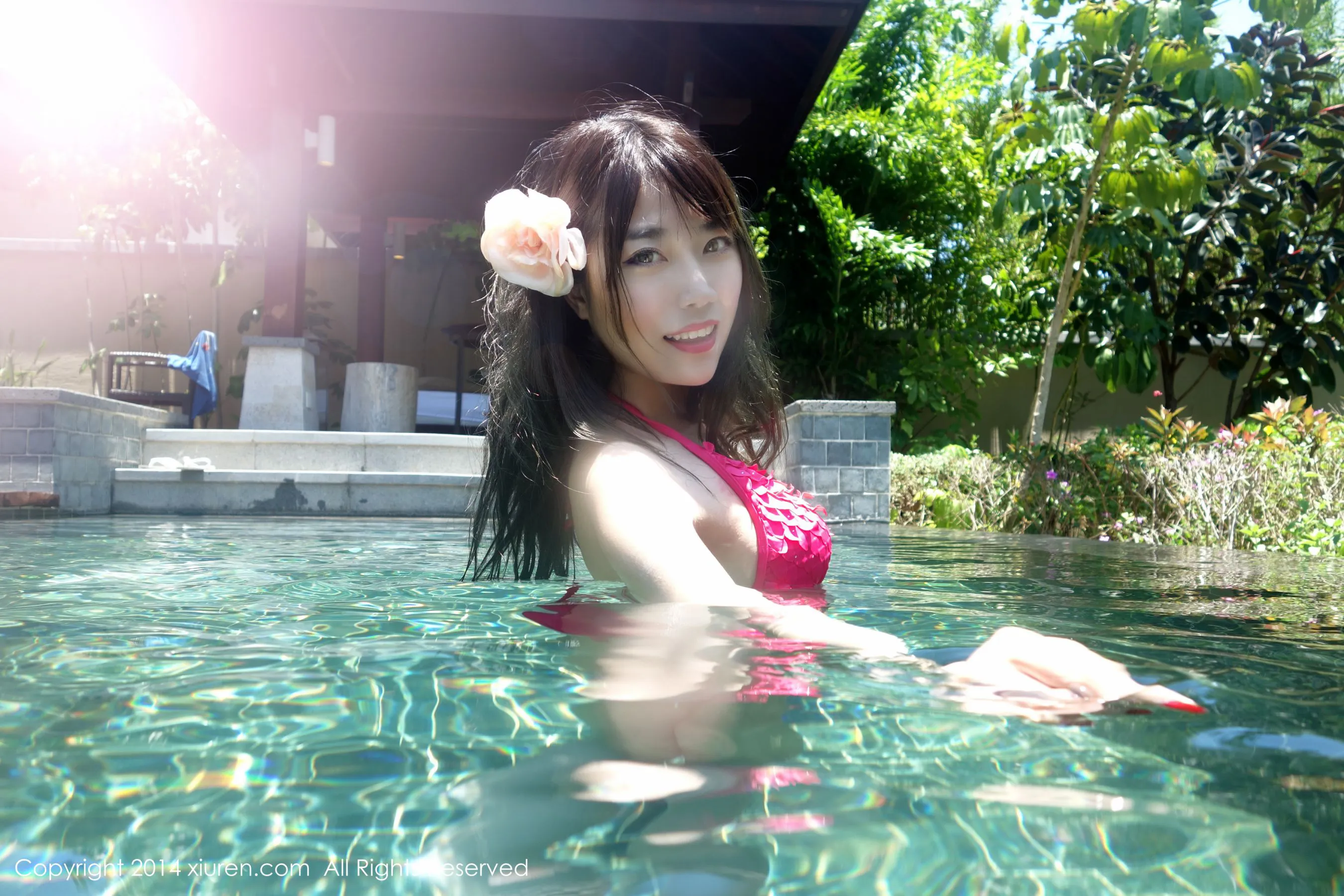 许诺Sabrina《海边小清新系列》 秀人网 No.167第1张