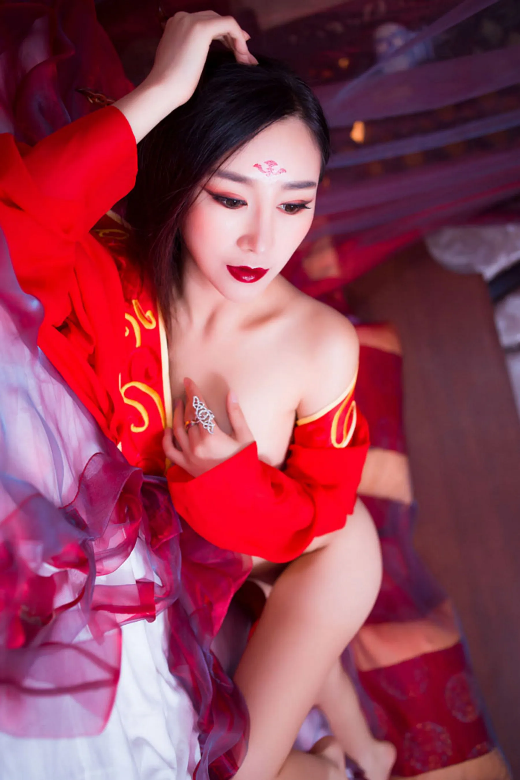 邹晶晶《花千骨 ? 魔化》COS 秀人网 No.382第18张