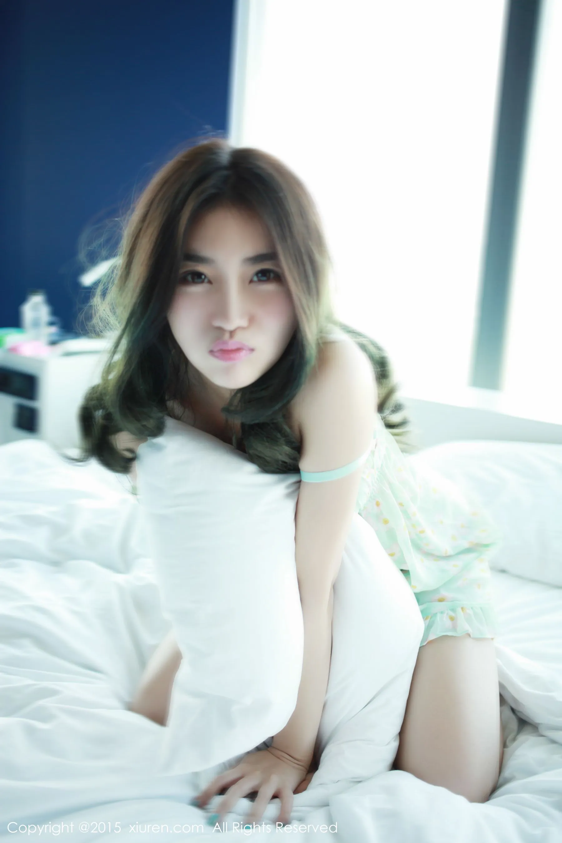 许诺Sabrina《泰国曼谷旅拍》睡衣系列 秀人网 No.287第6张