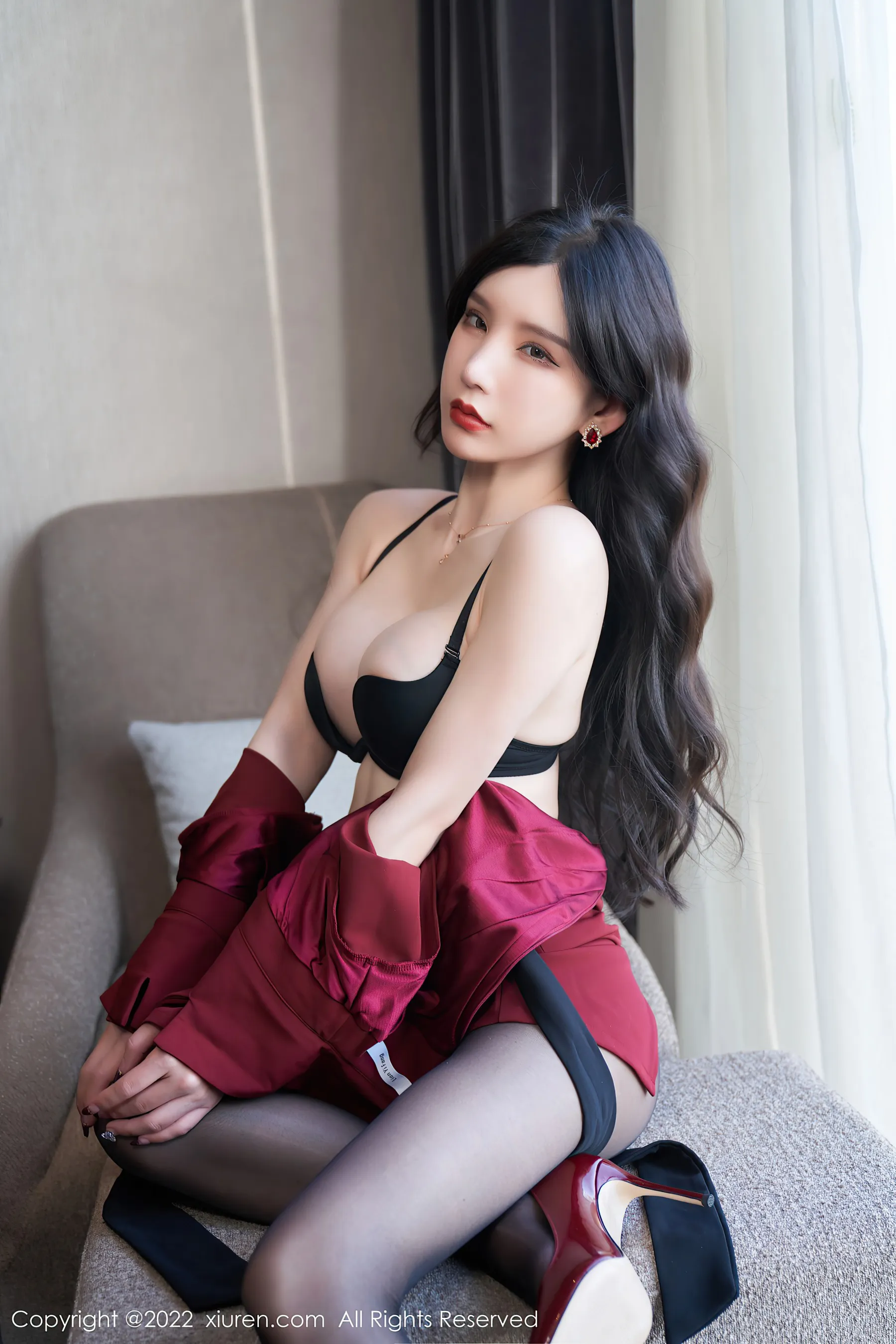  秀人网 No.4877 周于希Sally 美腿黑丝外围约啪第3张