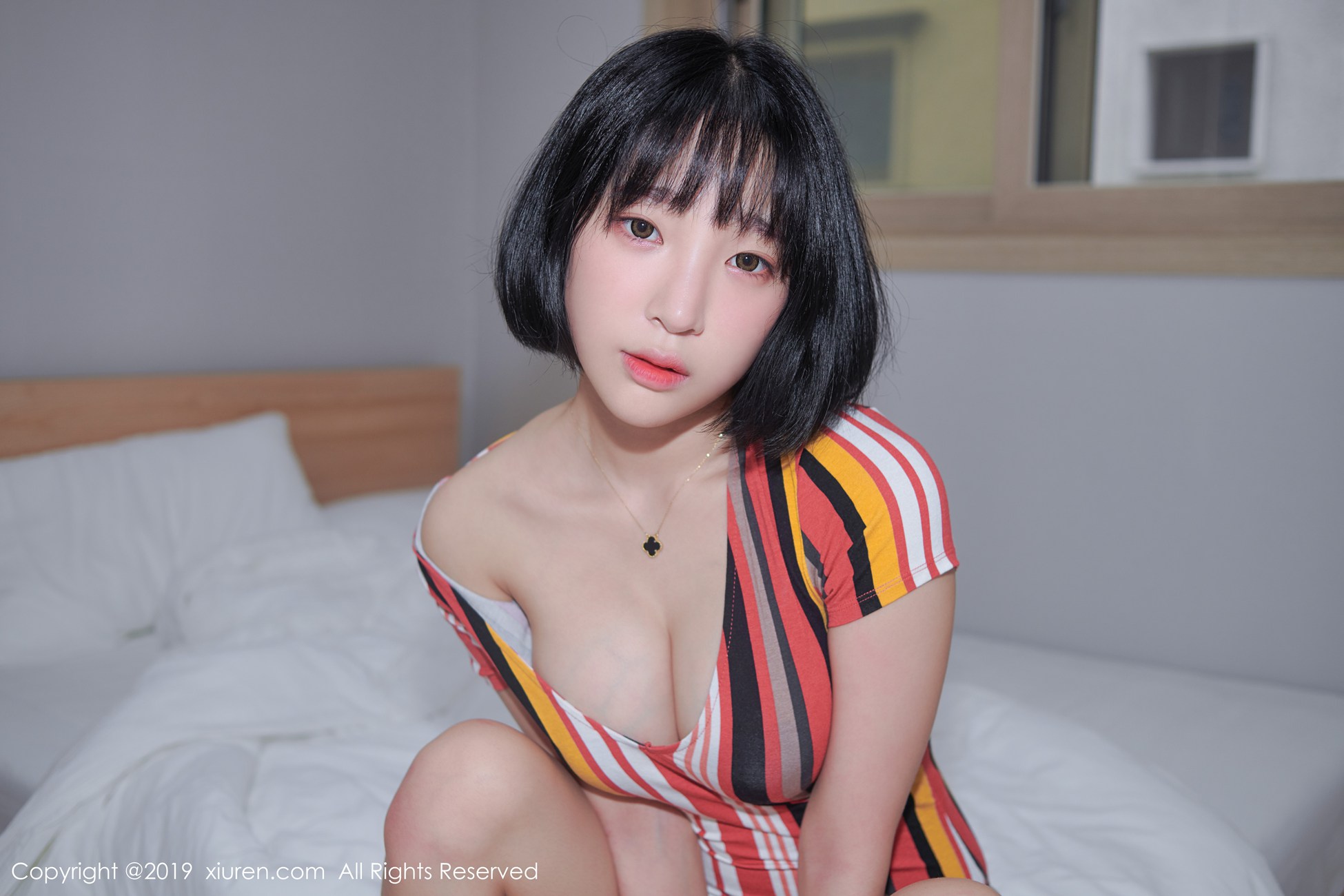 [Xiuren绣人网]XR20190717N01554 2019.07.17 NO.1554 清新不失姓感的私房魅惑 模特_卿卿[42+1P]第9张