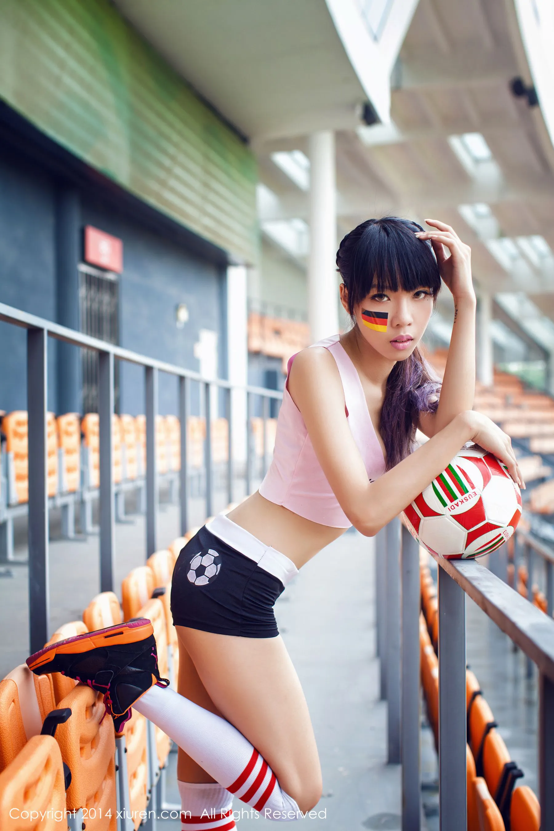 2014巴西世界杯足球宝贝合集 秀人网 No.159第14张