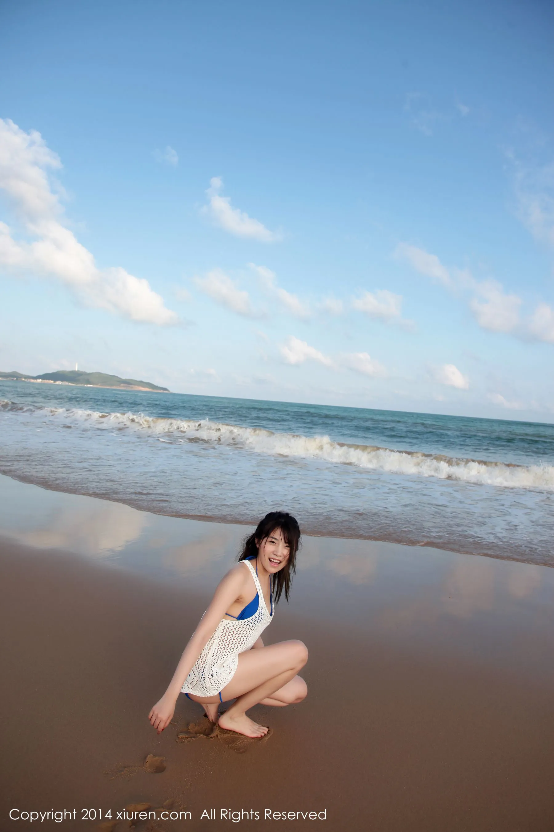 许诺Sabrina《海边小清新系列》 秀人网 No.167第4张