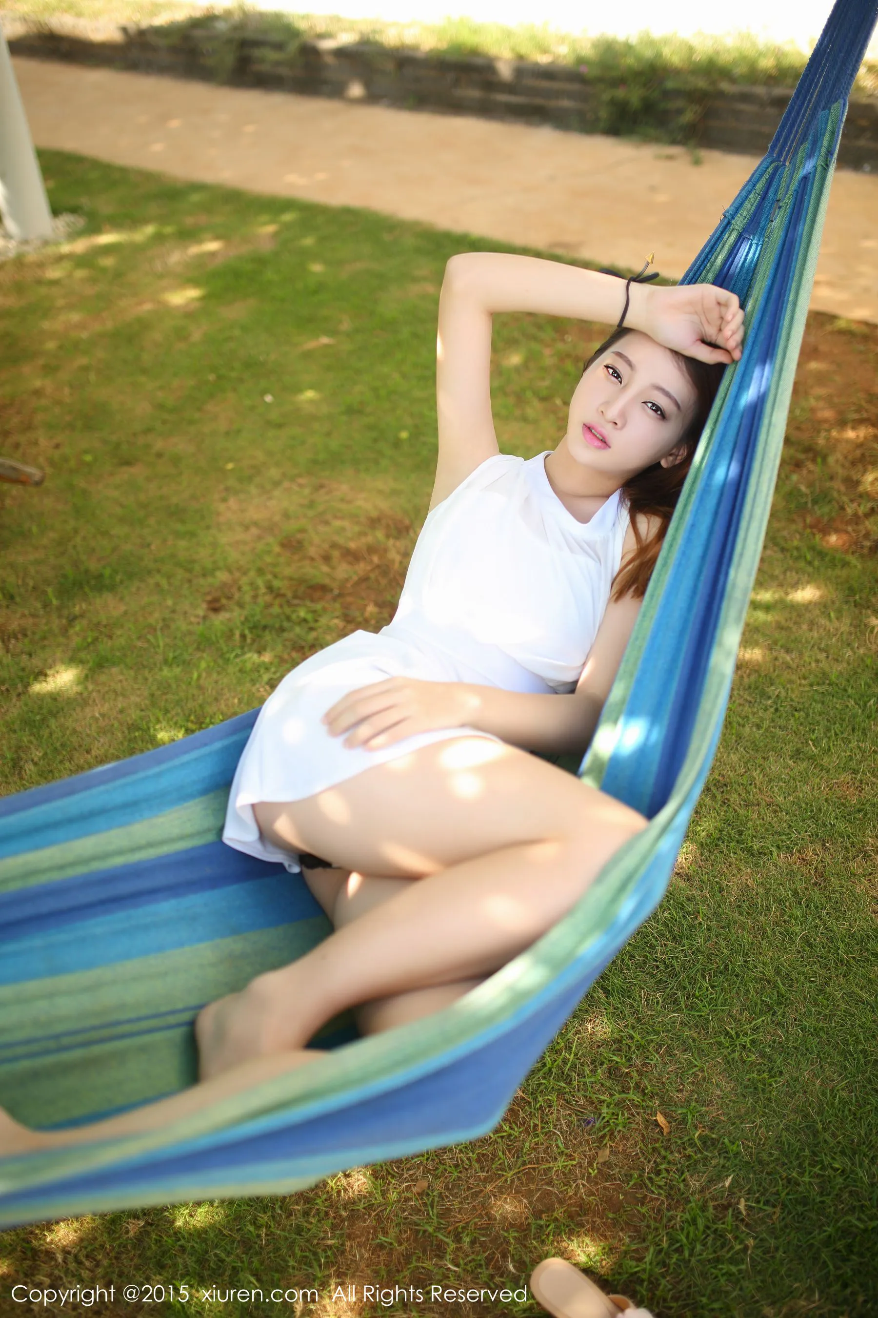  丽莉Lily《涠洲岛旅拍》薄纱长裙+海边系列 秀人网 No.346第1张