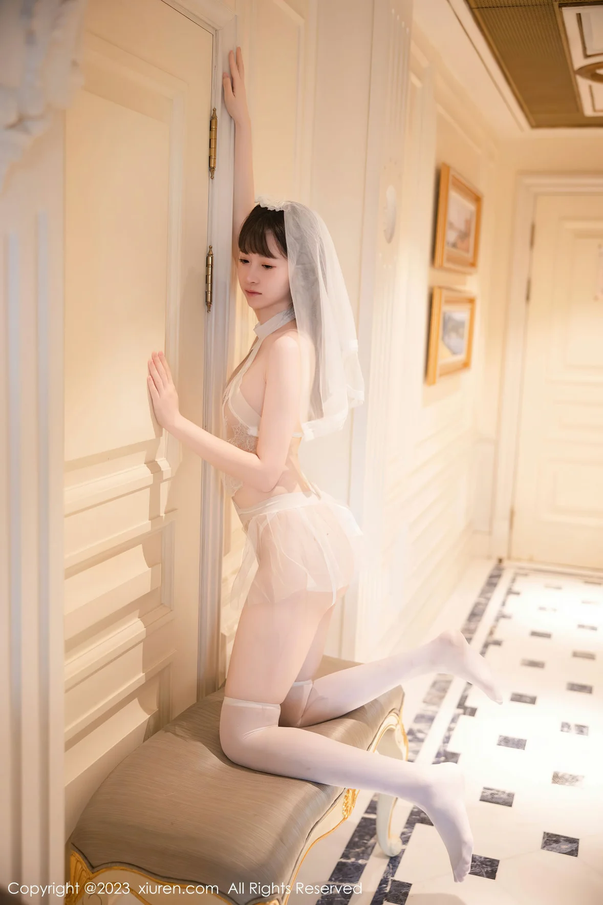  秀人网 No.7421 林悠悠 情趣婚纱服饰性感写真 [83P]第3张