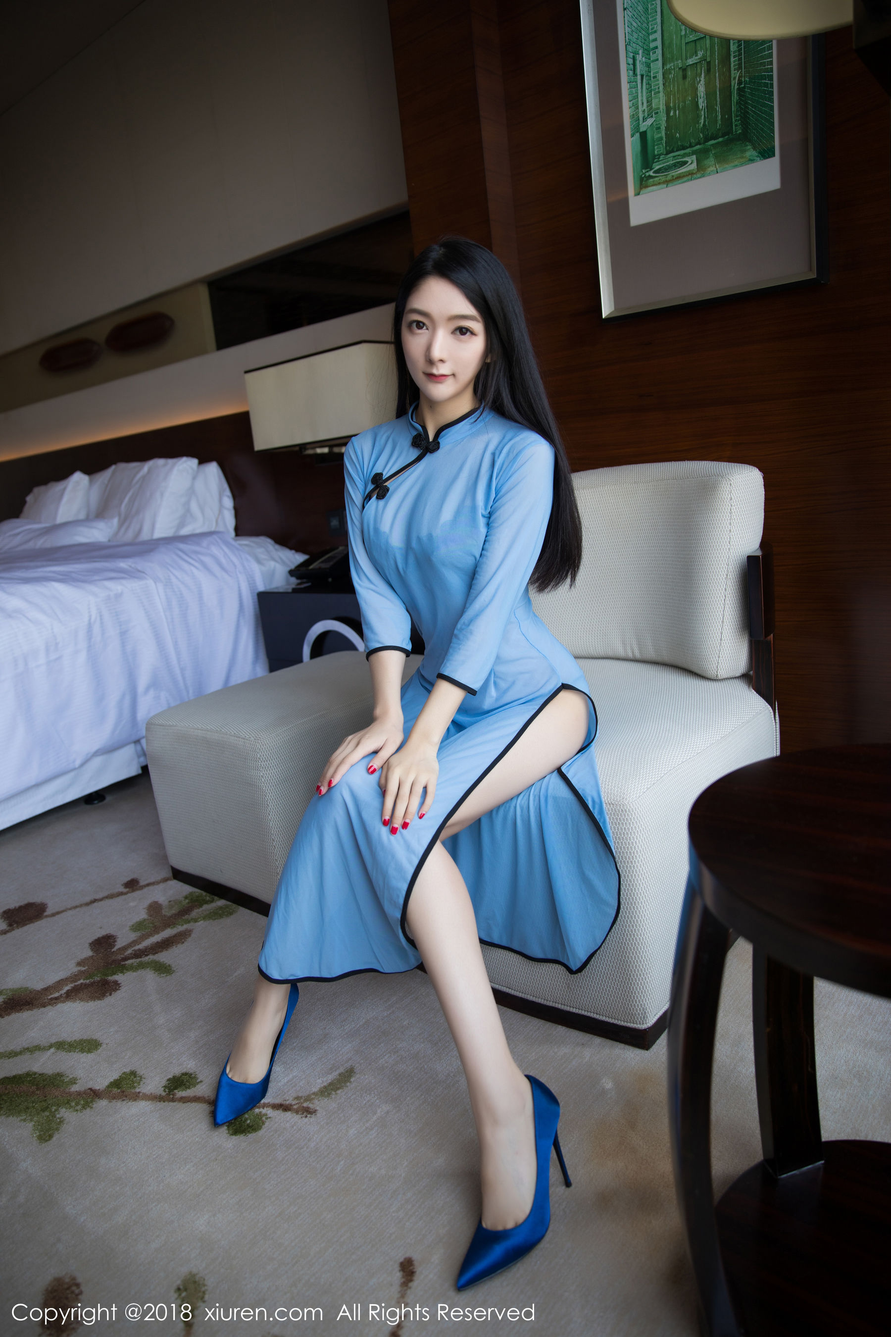 秀人 No.1241 Angela喜欢猫第3张