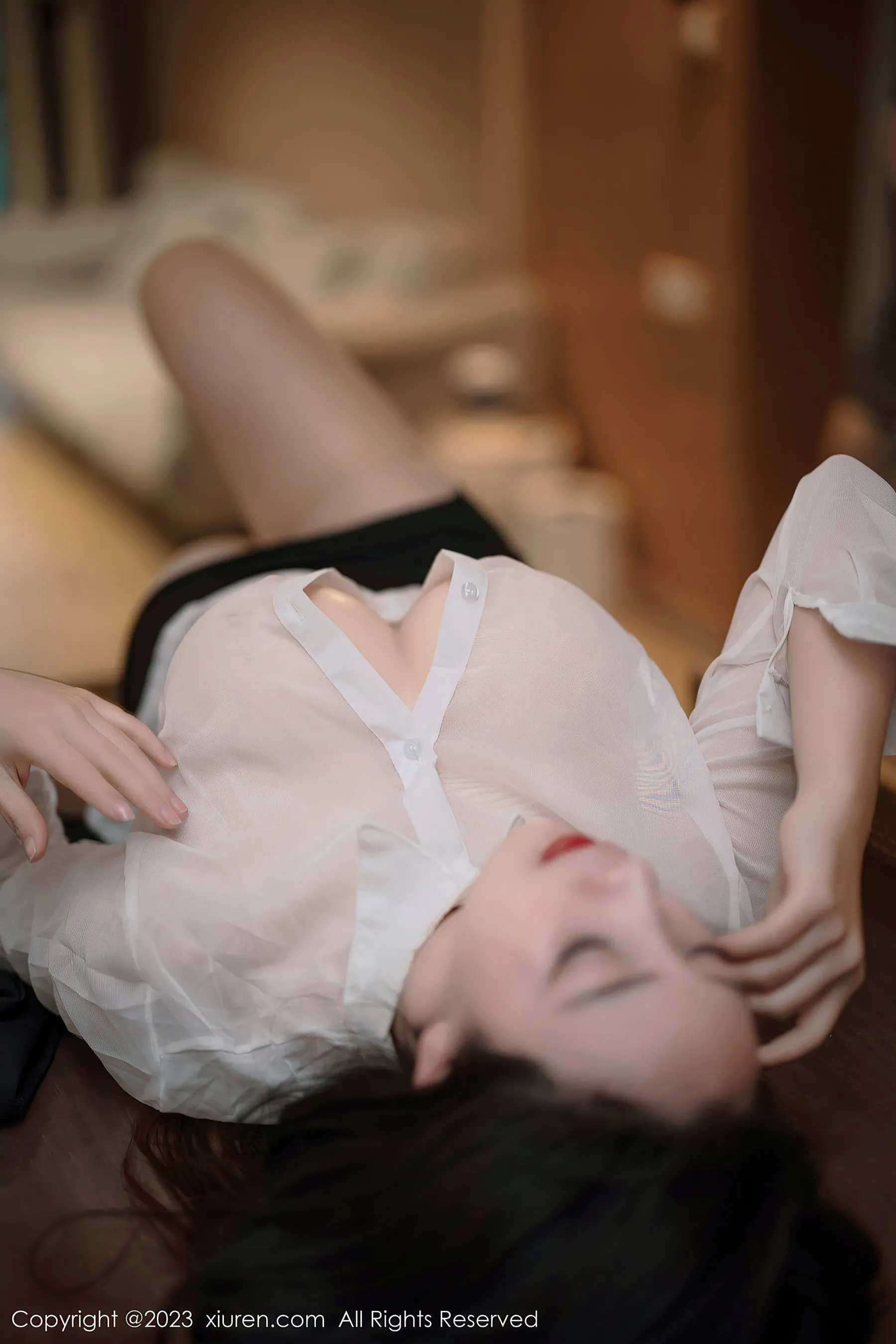  秀人网 No.6341 娇喘JC 丝袜美臀第12张