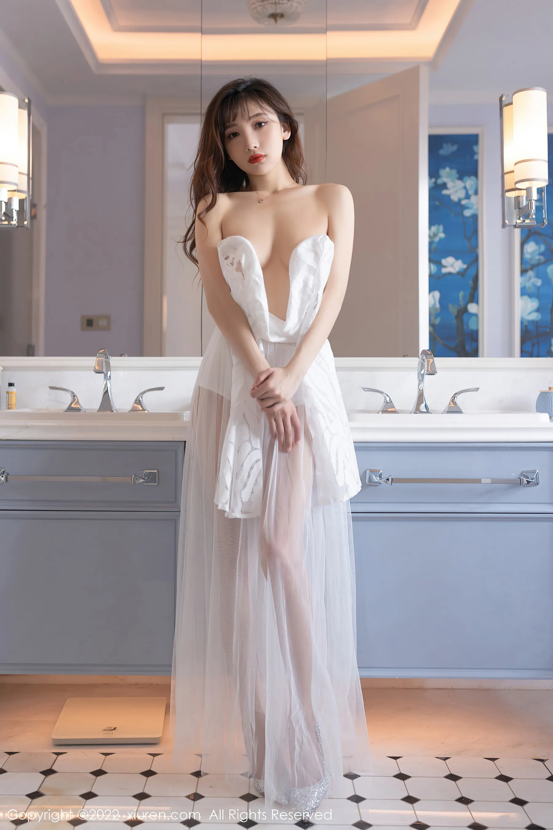 秀人网 No.4735 陆萱萱 深圳旅拍酒店写真第9张