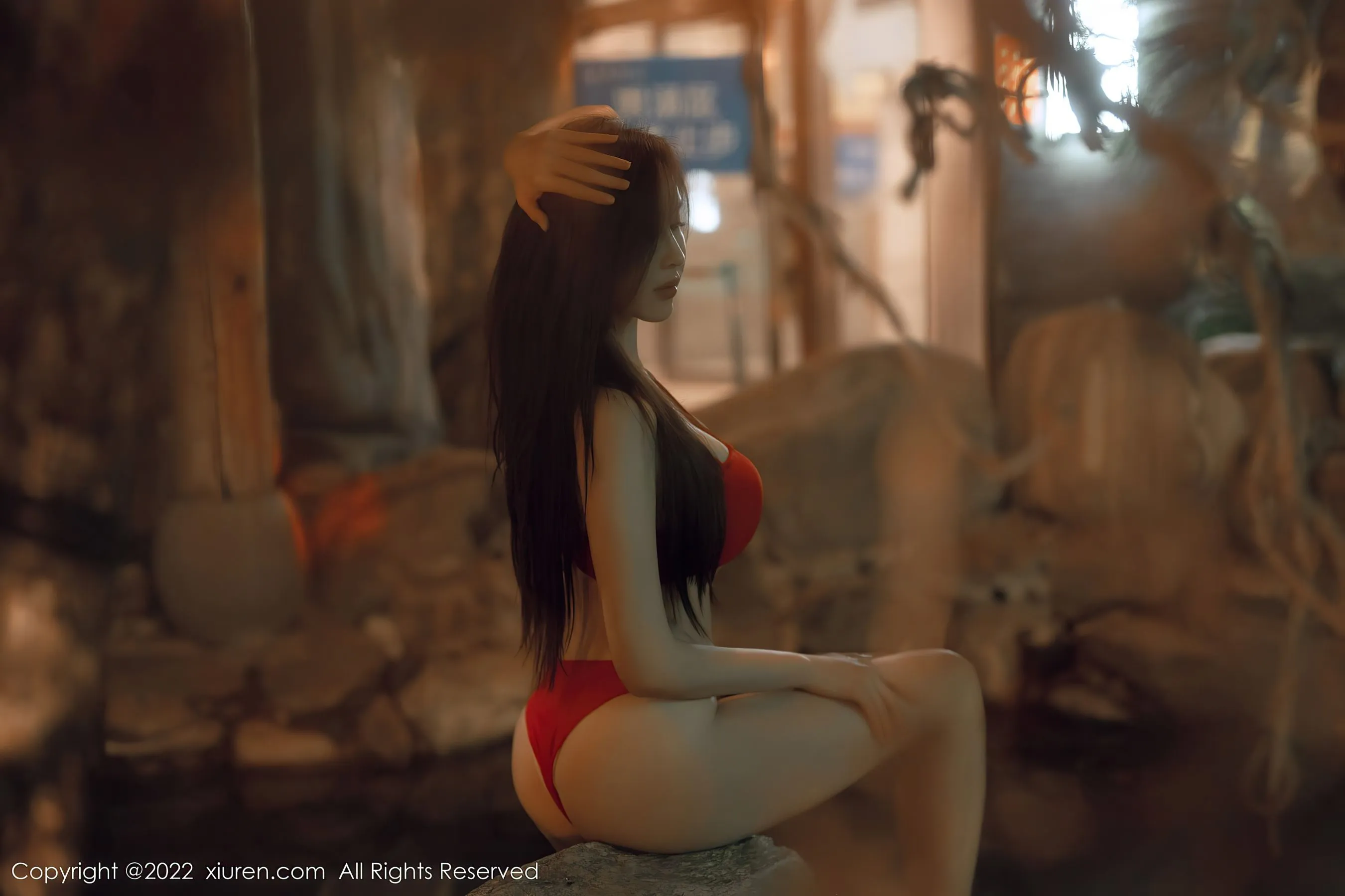  秀人网 No.6014 Carol周妍希 温泉写真第4张