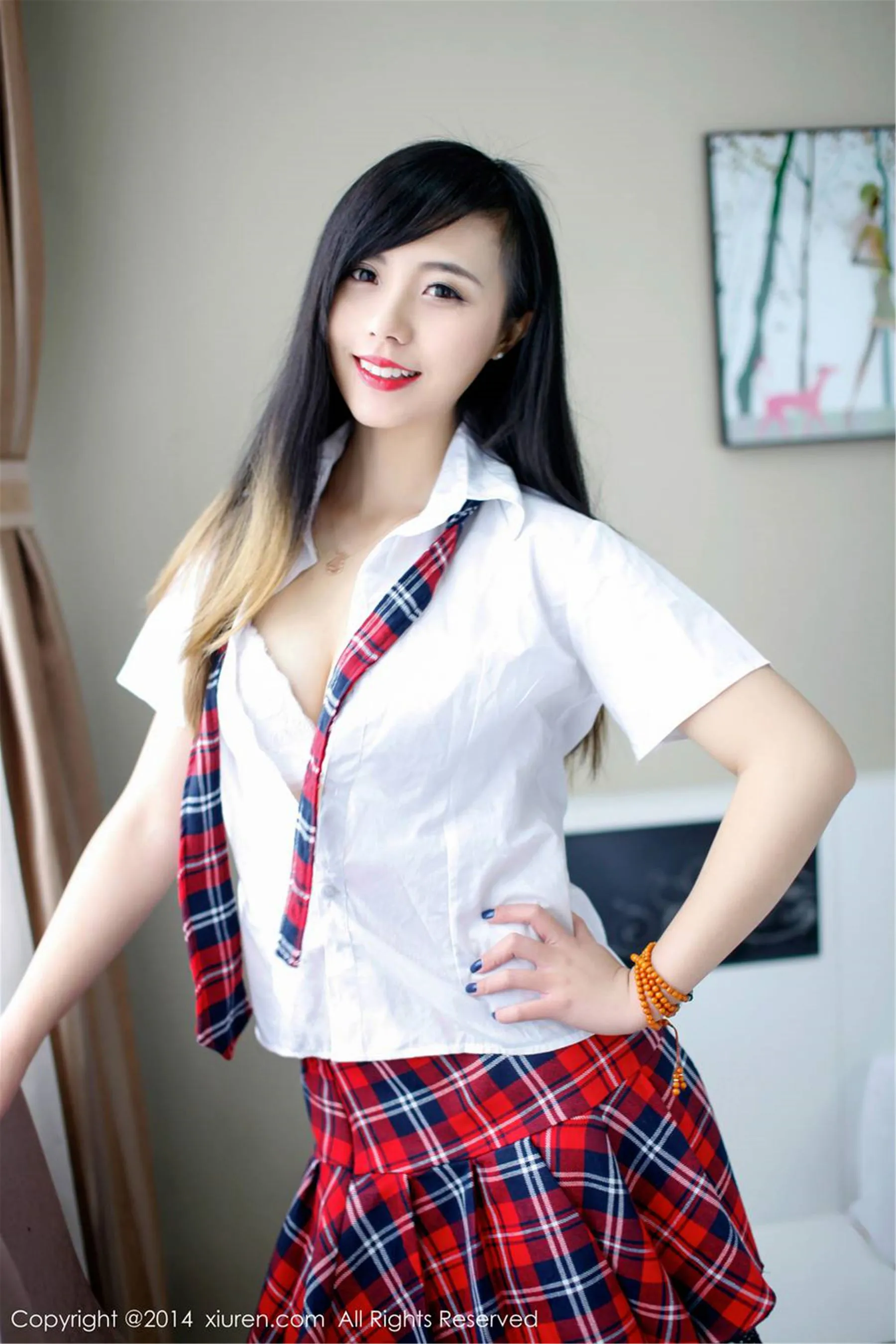  甜美新人模特：谢忱倬 秀人网 No.254第9张