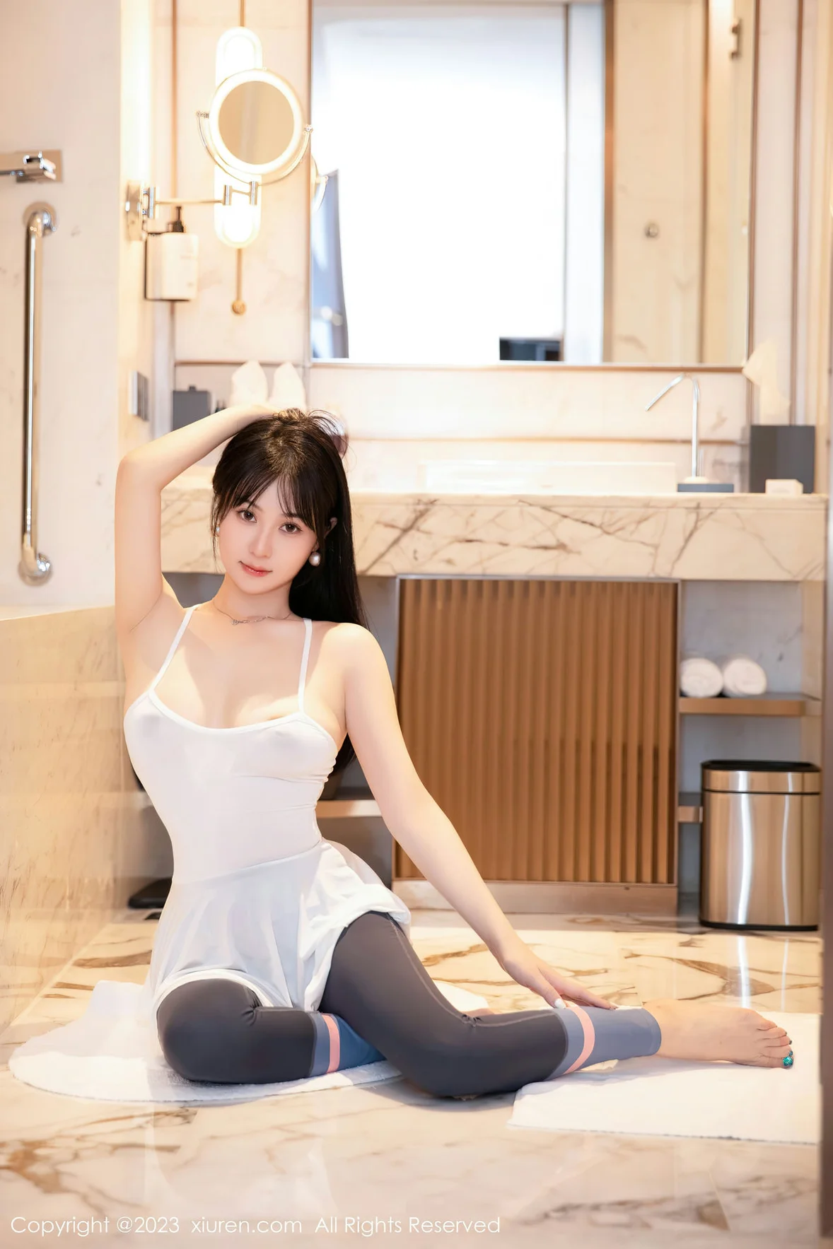  XiuRen 秀人 No.6968 柚琪Rich 轻透吊带性感写真 [84P]第15张