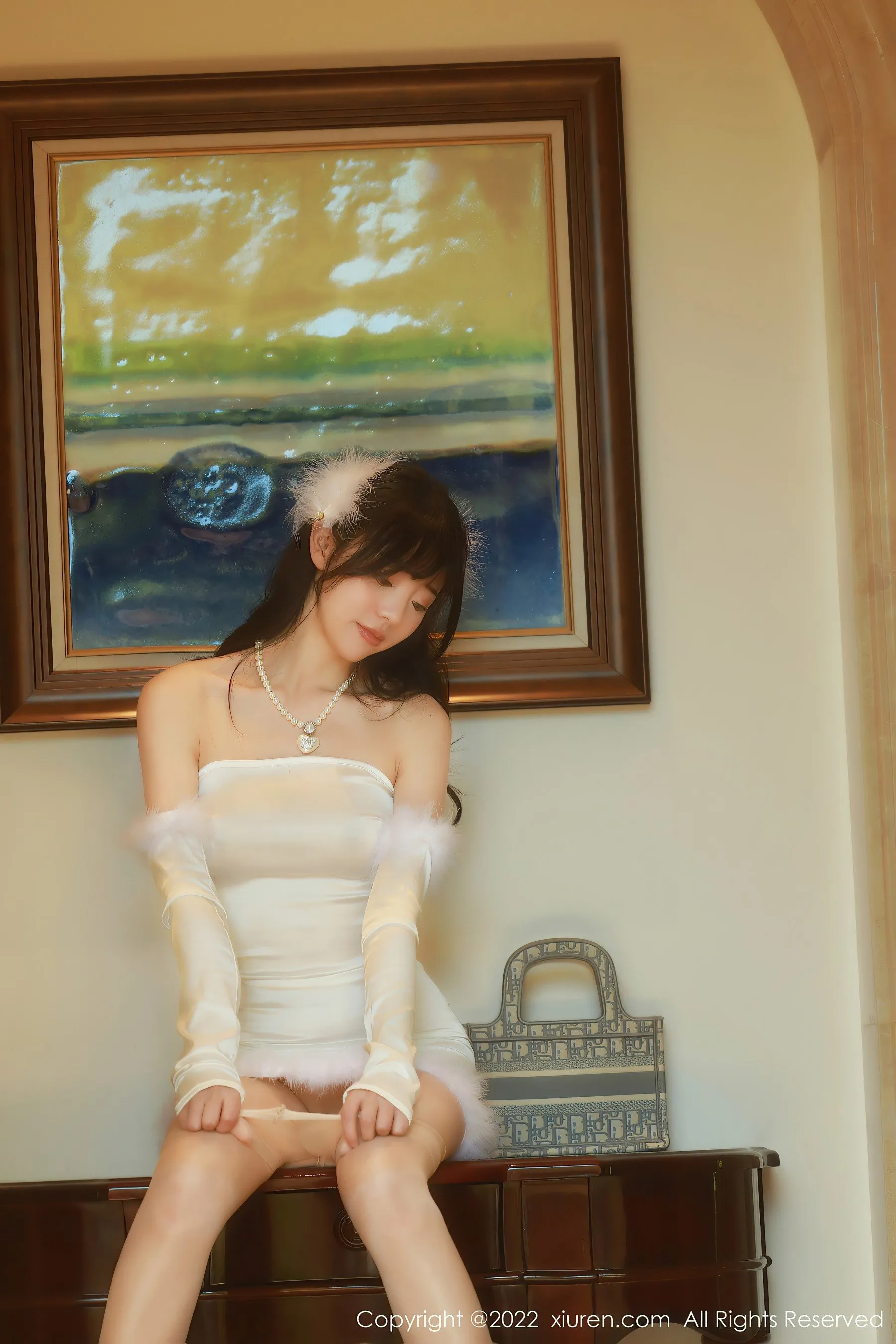  秀人网 No.4645 佘贝拉Bella 连衣短裙嫩模海南岛旅拍第17张