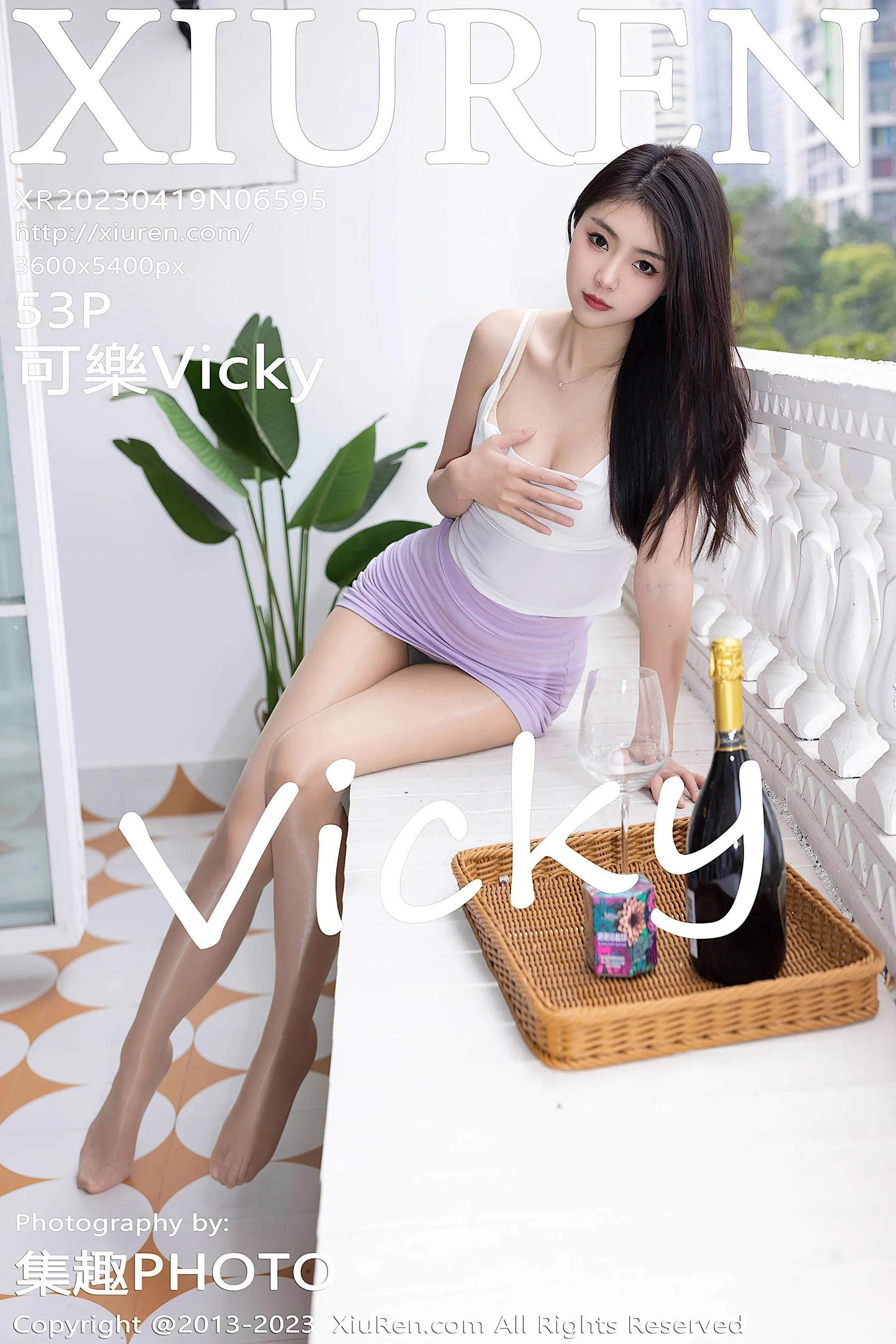  秀人网 No.6595 可樂Vicky 丝袜美腿第18张