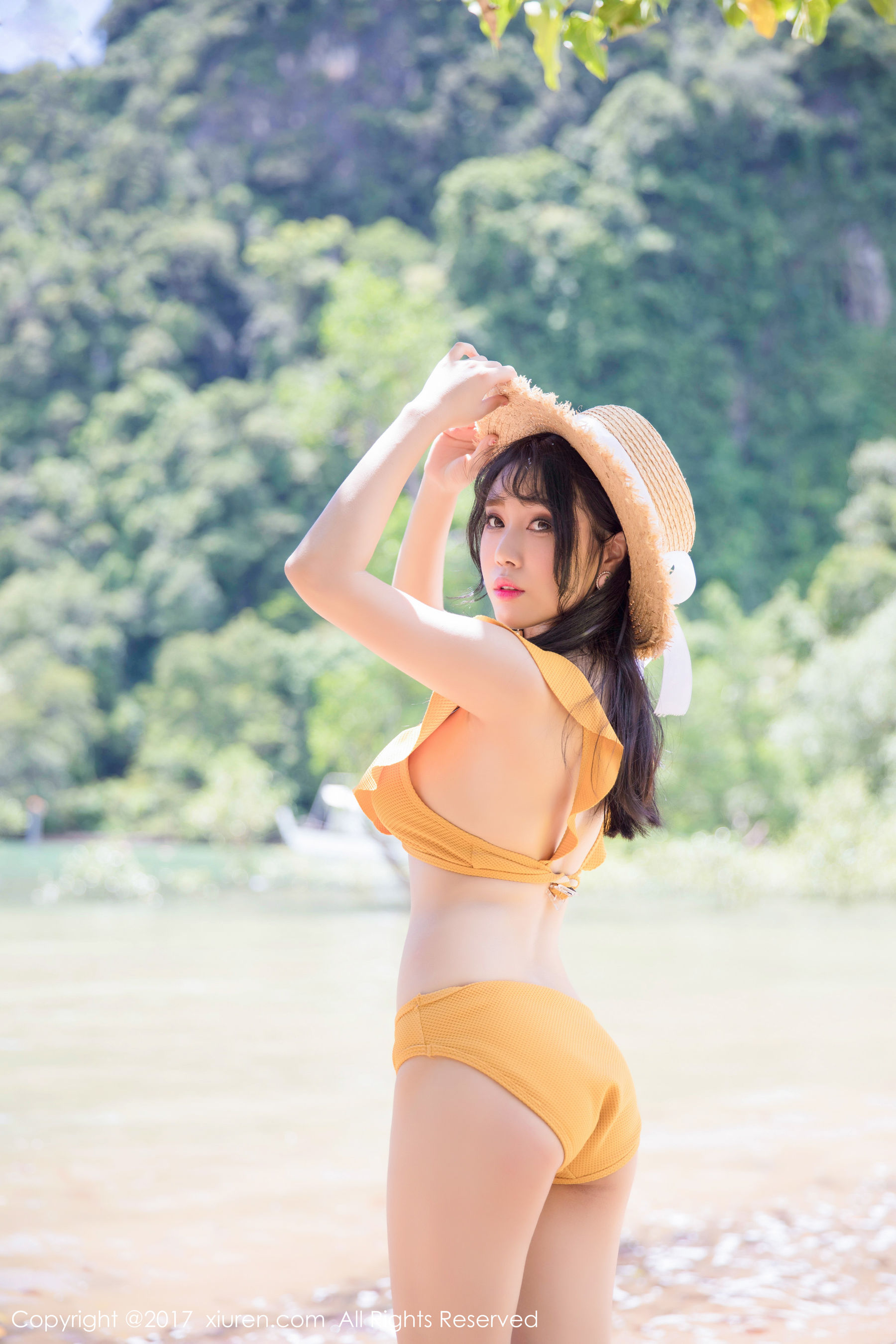 兜豆靓Youlina《田园风仙子》 秀人 NO.855第3张