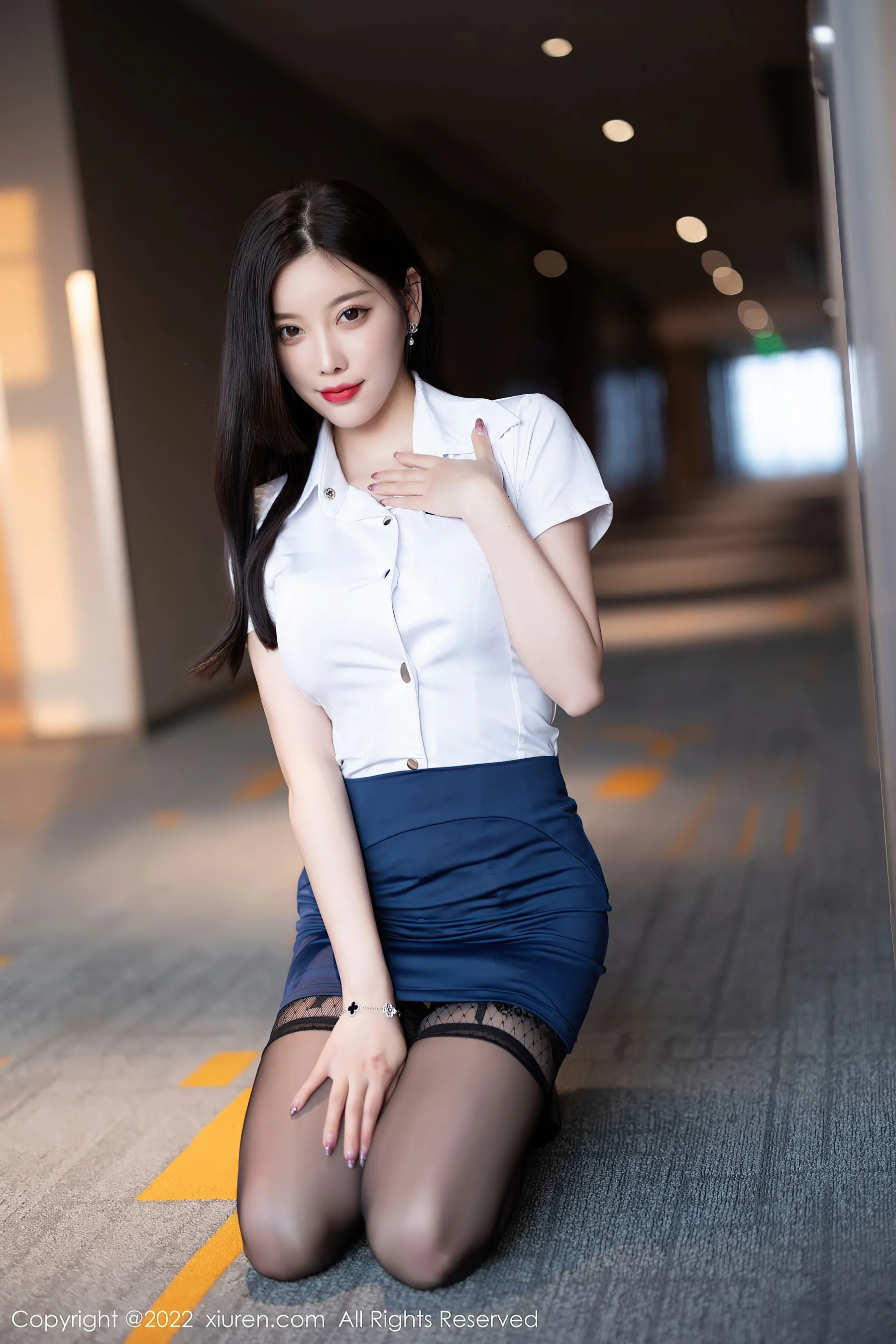  秀人网 No.5114 杨晨晨Yome 黑丝美臀第14张