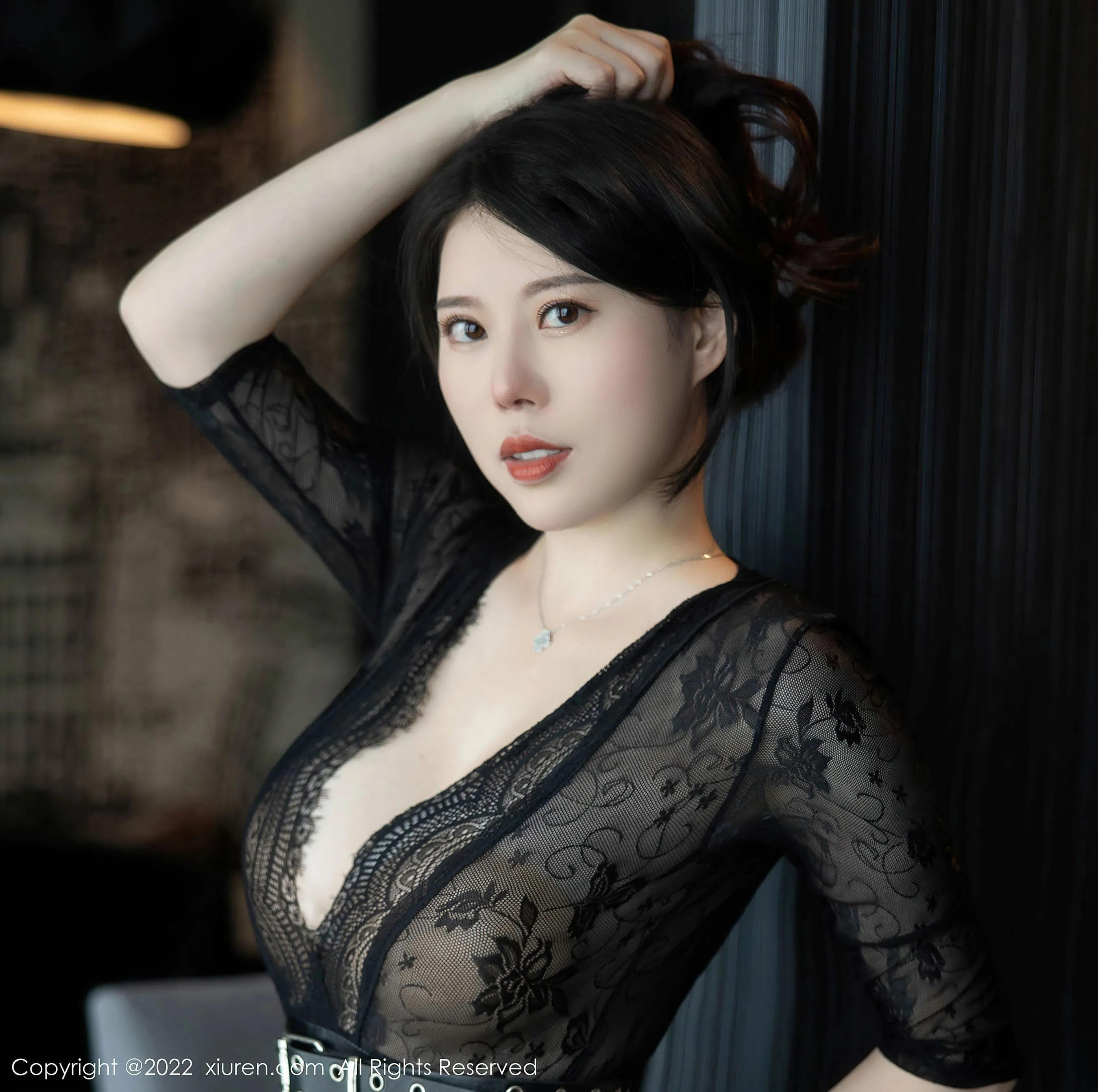  秀人网 No.5541 白茹雪 黑丝美臀第23张