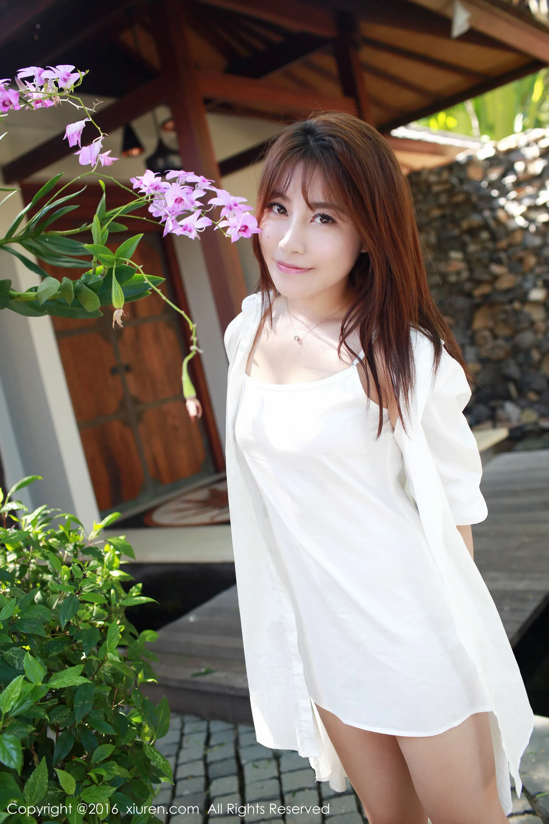 许诺Sabrina《巴厘岛旅拍》极品小清新外拍 秀人网 No.562第9张