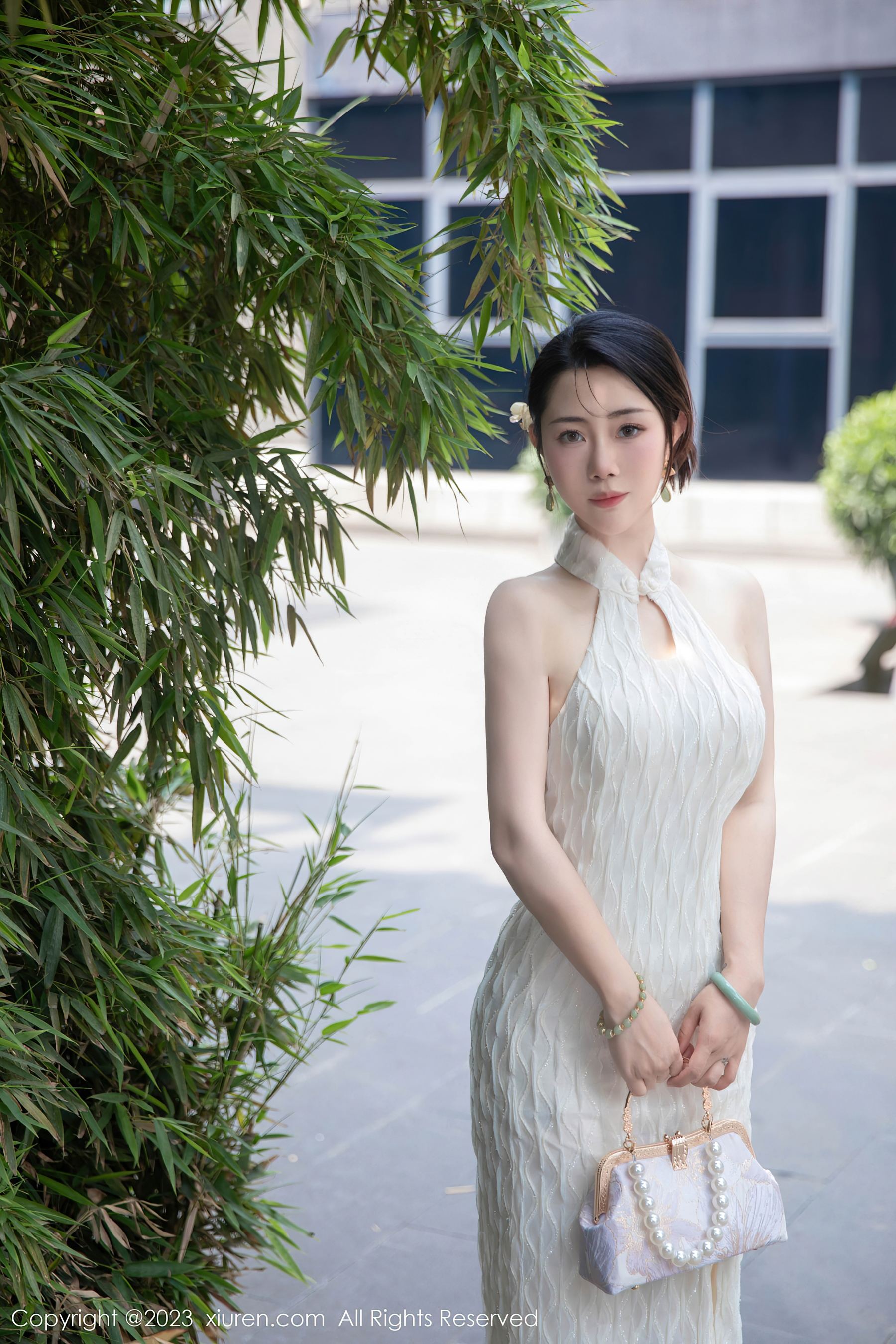 XiuRen 秀人 No.7435 严利娅Yuliya 旗袍美臀第14张