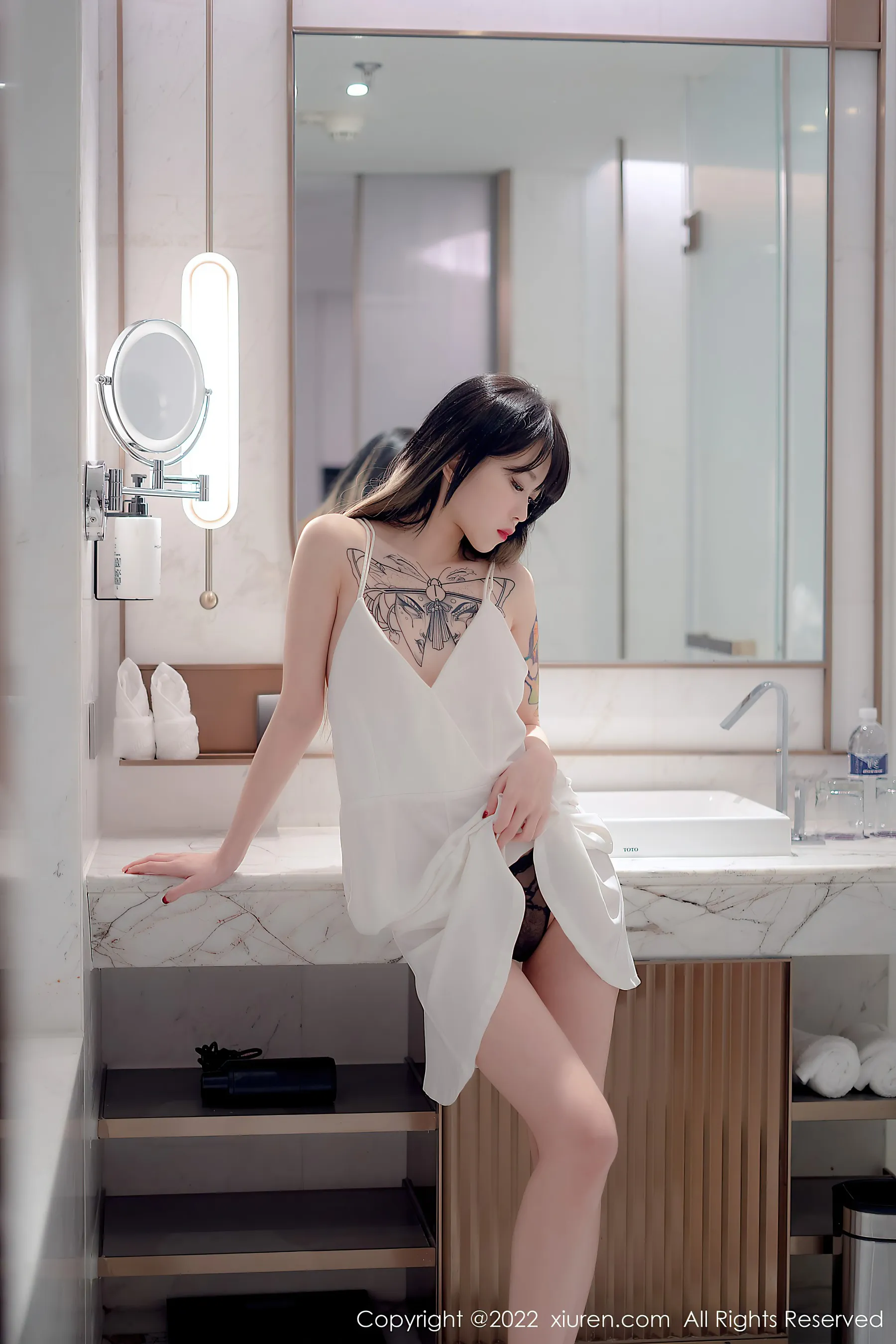 秀人网 No.4611 奶瓶. 淑女美腿长裙薄纱第18张