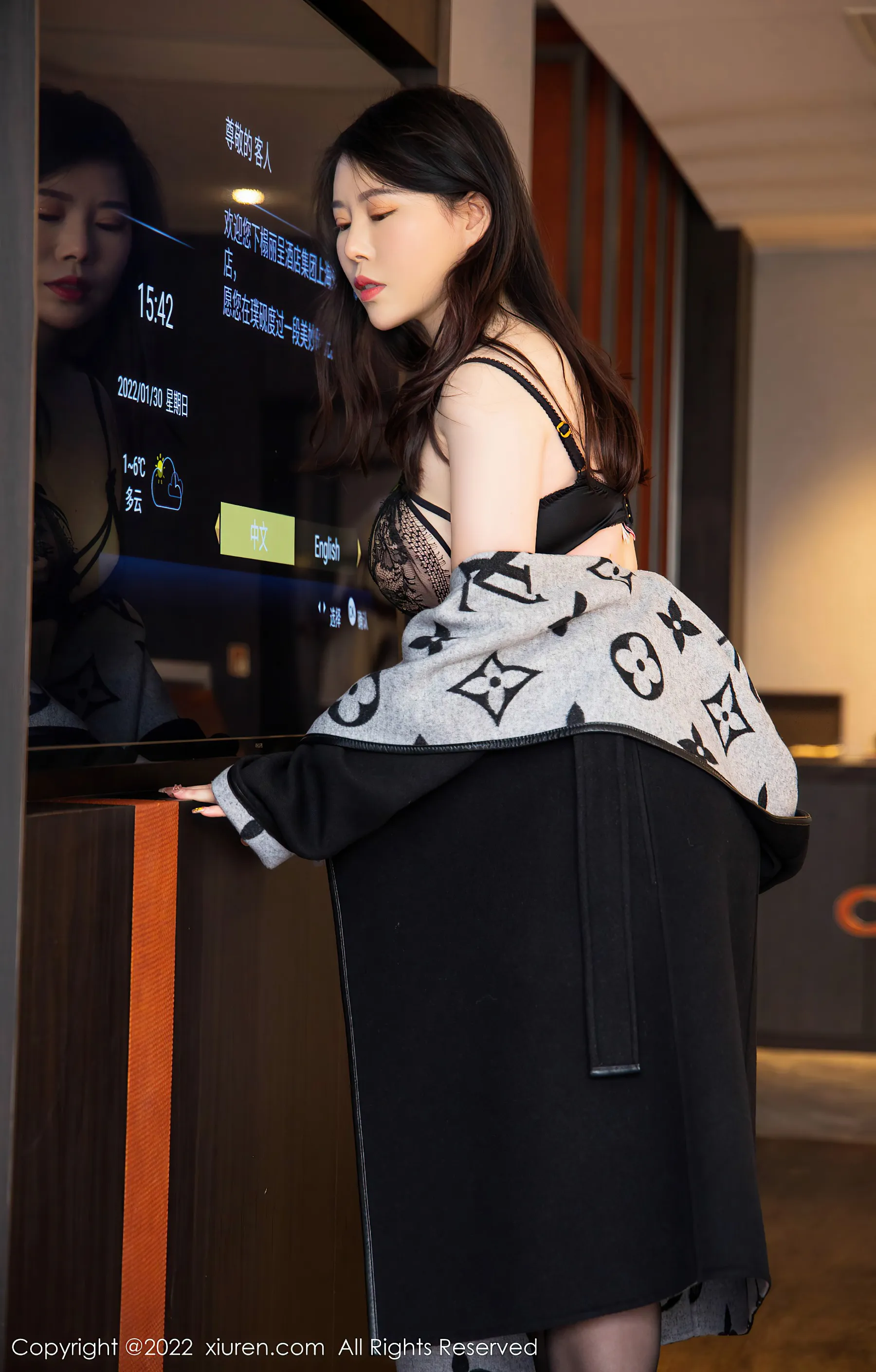 秀人网 No.4560 白茹雪 黑丝美腿第7张