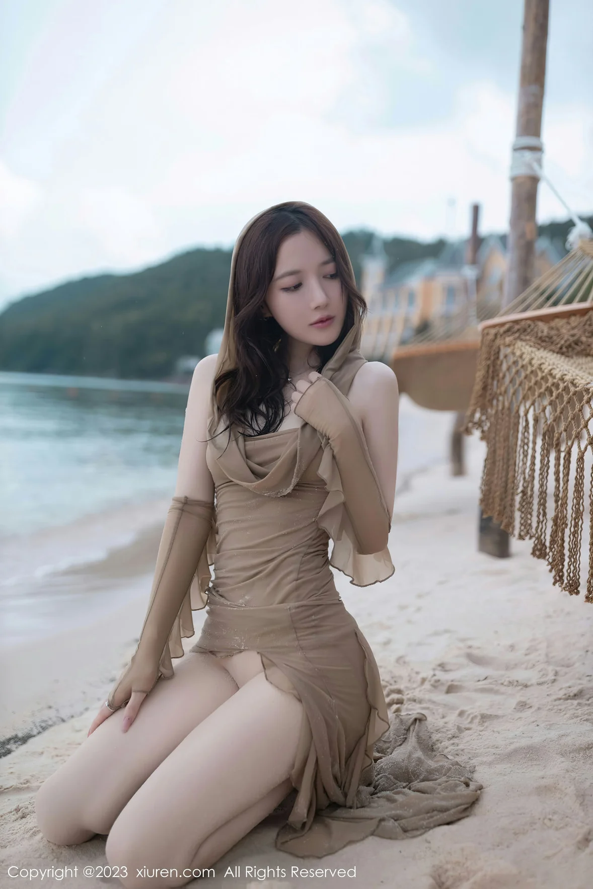  XiuRen 秀人 No.7288 鱼子酱Fish 沙滩渔网性感写真 [78P]第20张