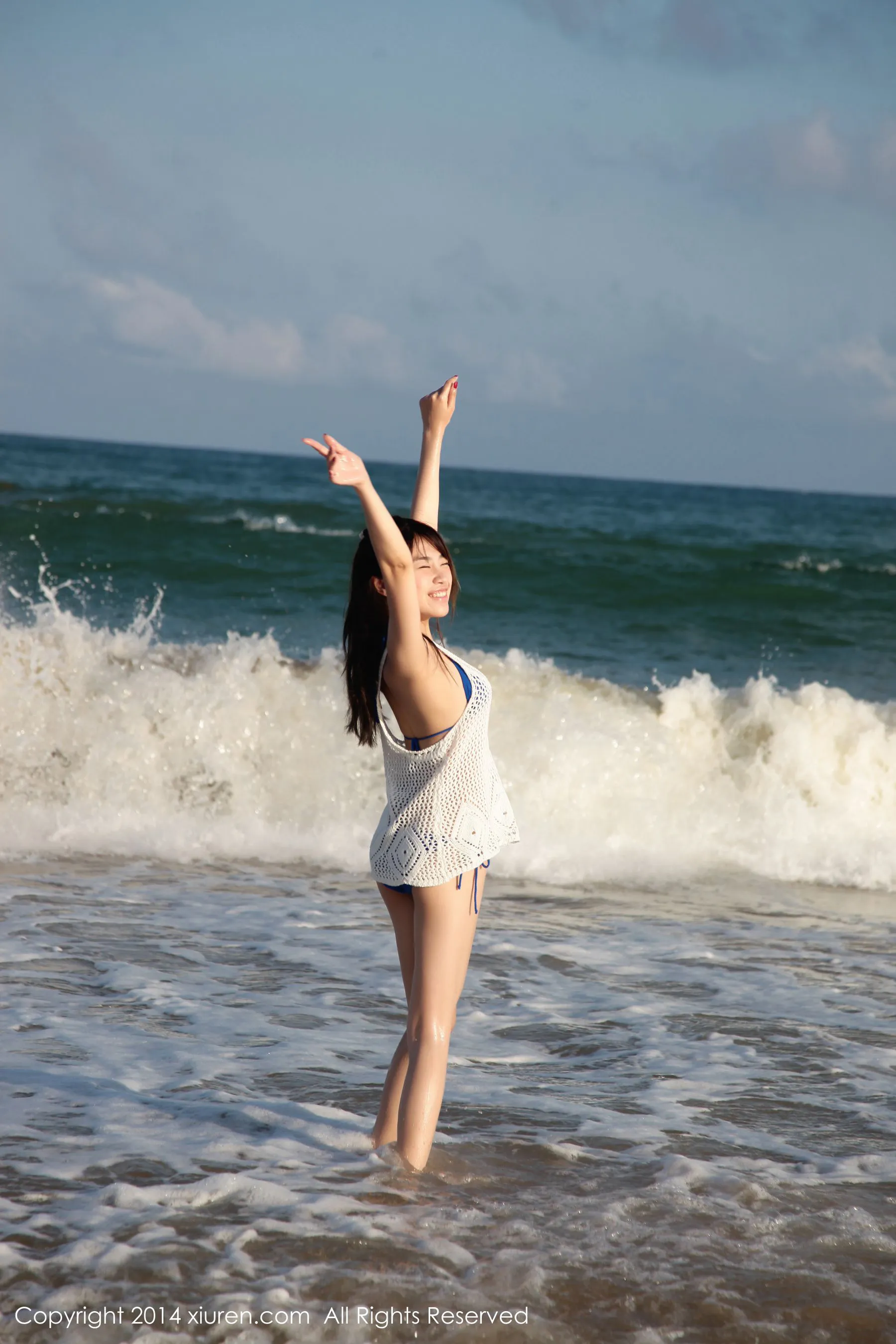 许诺Sabrina《海边小清新系列》 秀人网 No.167第5张