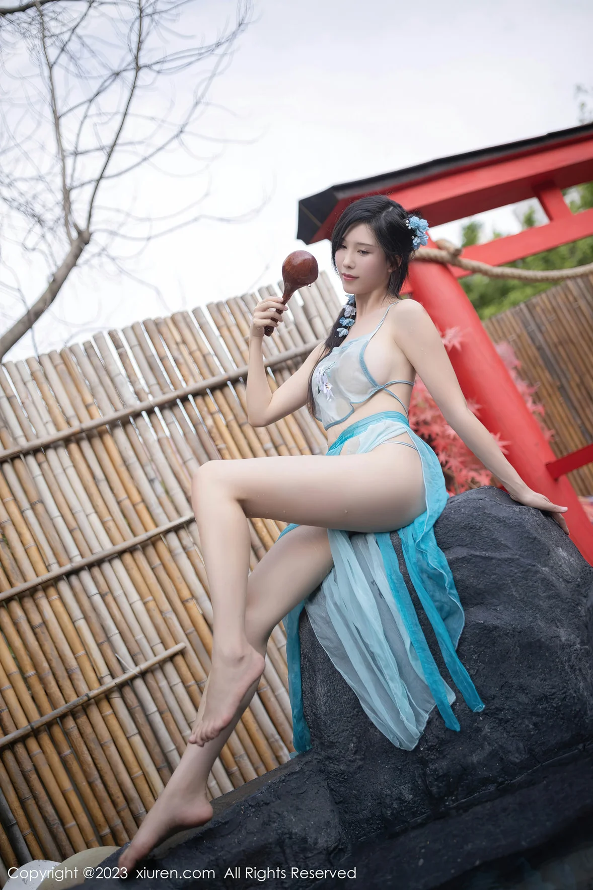 XiuRen 秀人 No.6991 利世 浅蓝色古装 [75P]第12张