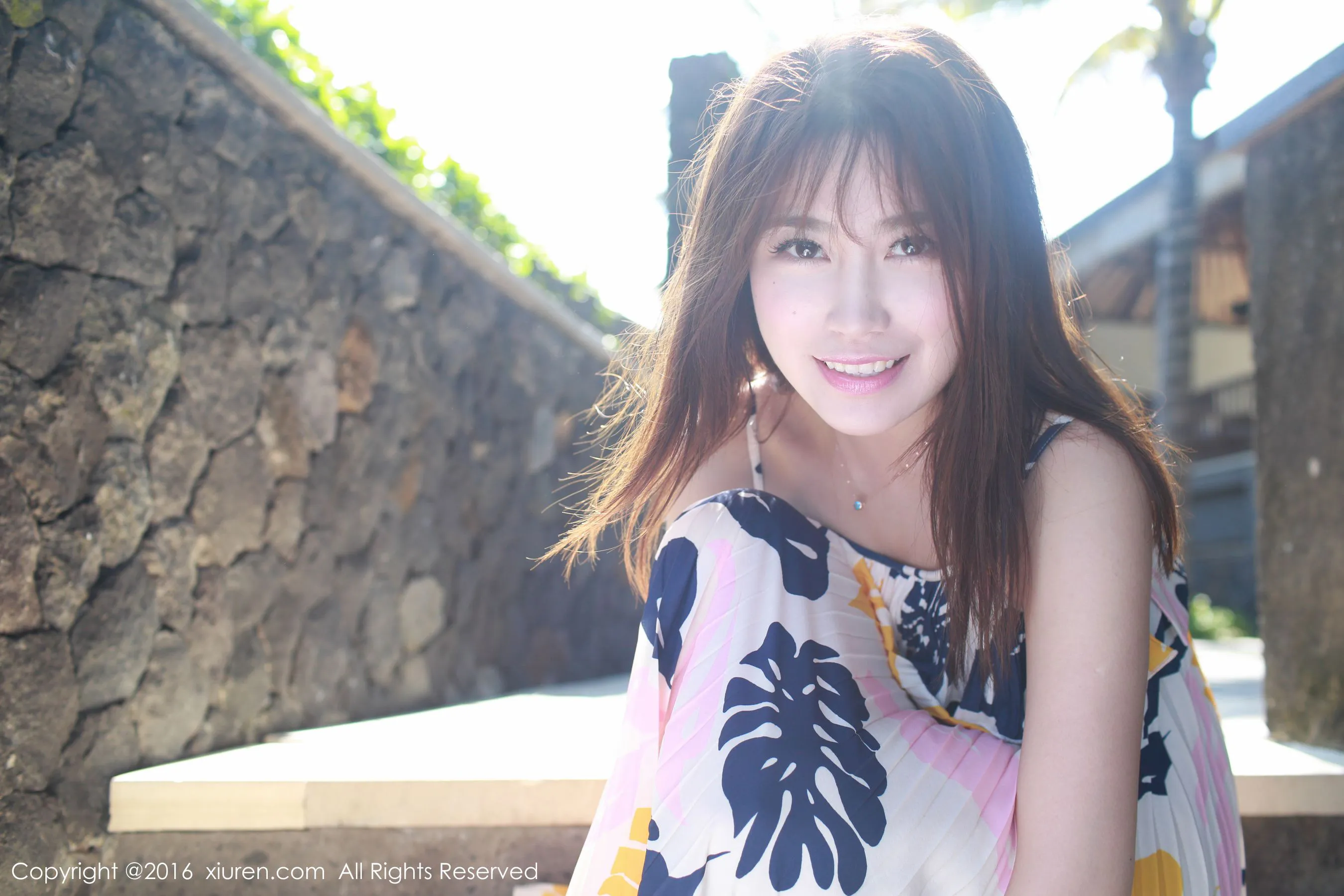 许诺Sabrina《巴厘岛旅拍》小清新系列 秀人网 No.542第14张