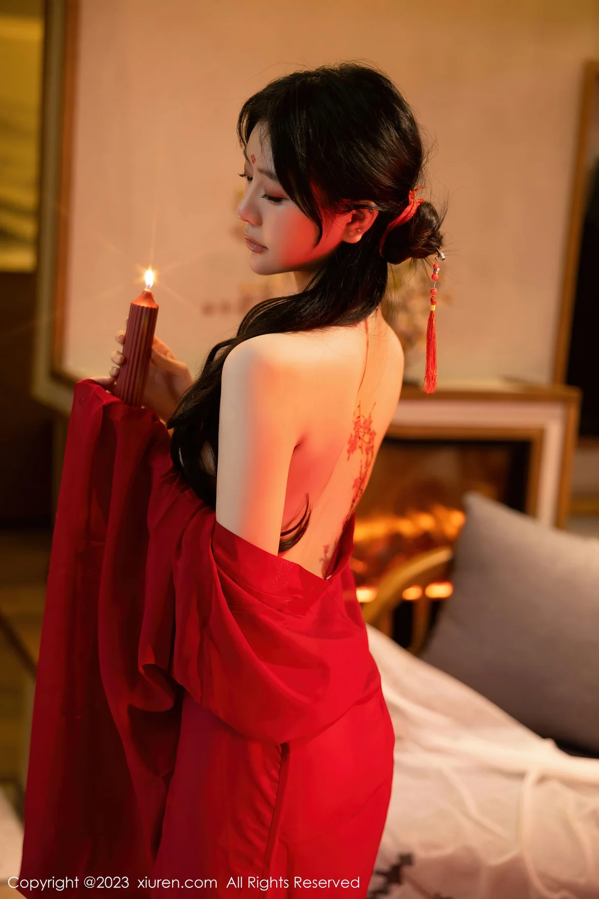  XiuRen 秀人 No.7192 幼幼 红色古装性感写真 [93P]第22张