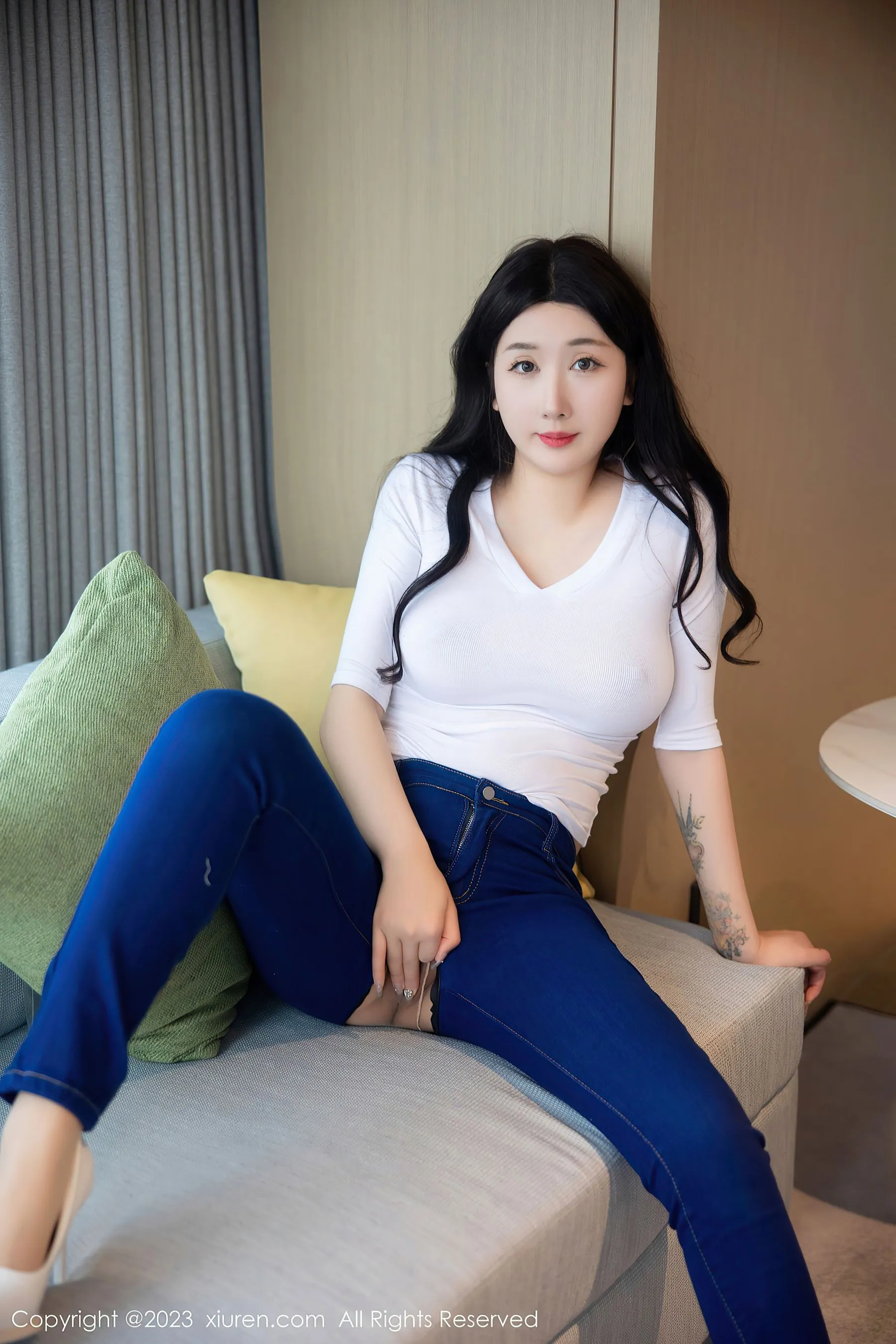 秀人网 No.6570 江真真 牛仔裤美臀第24张