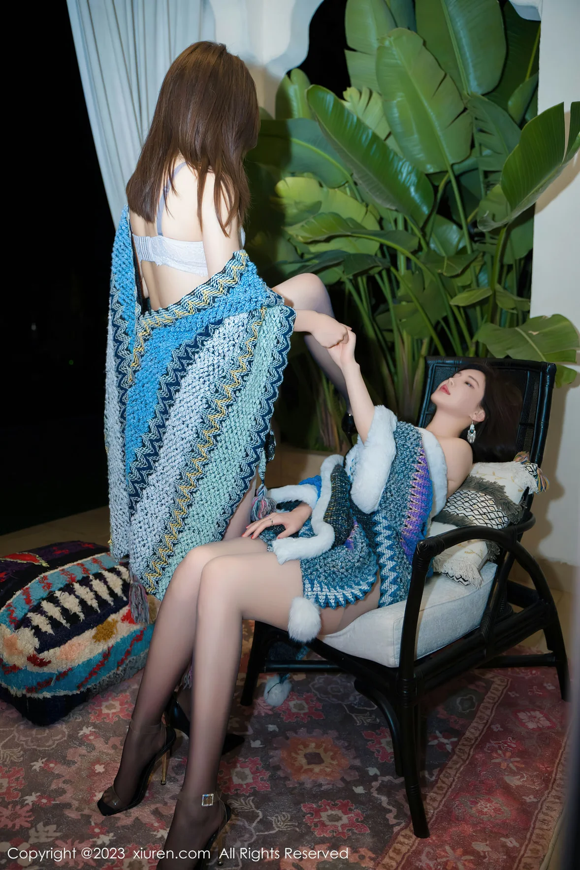  秀人网 No.7393 绮里嘉ula和Carol周妍希 模特合集写真 [71P]第6张