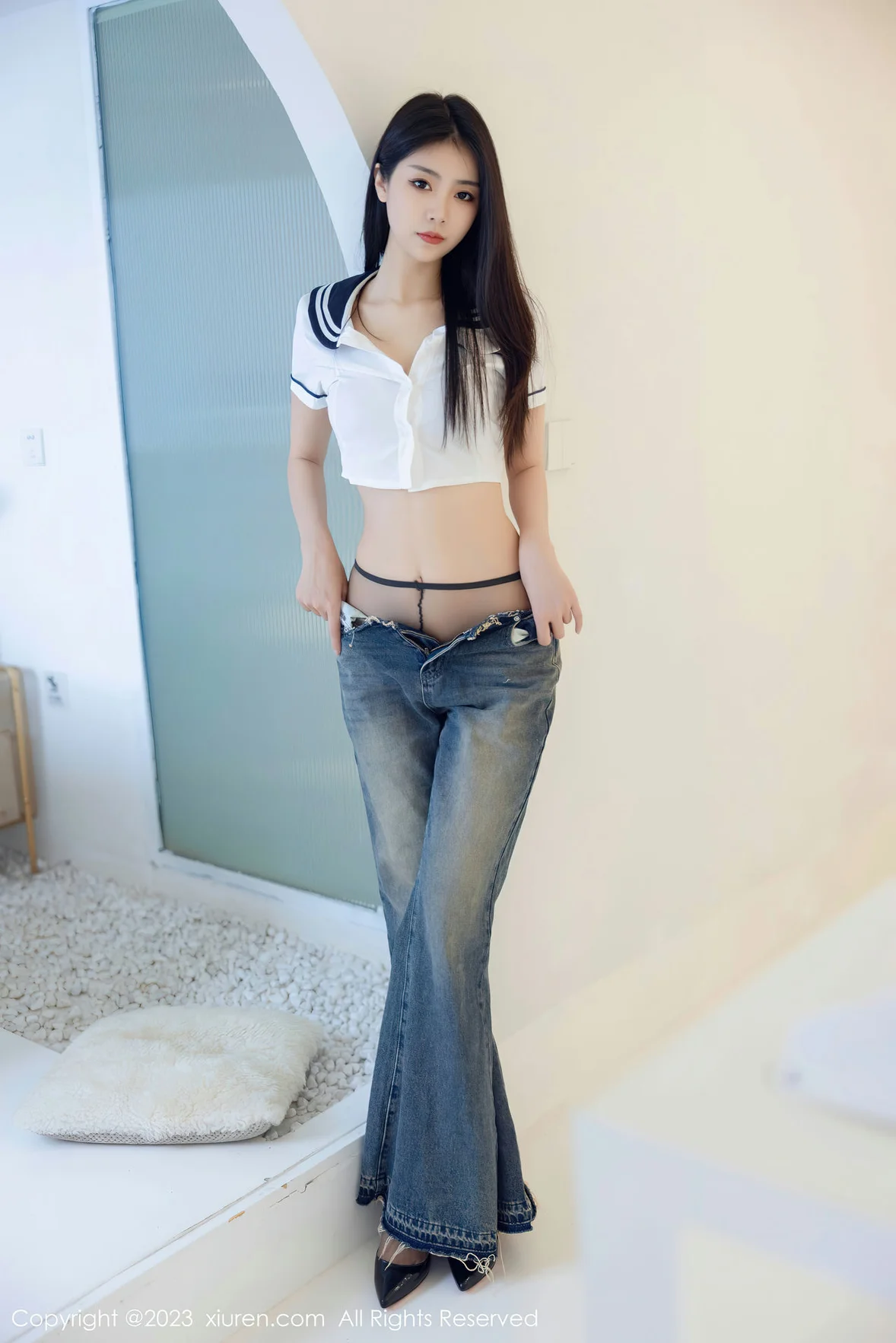  XiuRen 秀人 No.7027 可樂Vicky 魅惑黑丝性感写真 [83P]第7张