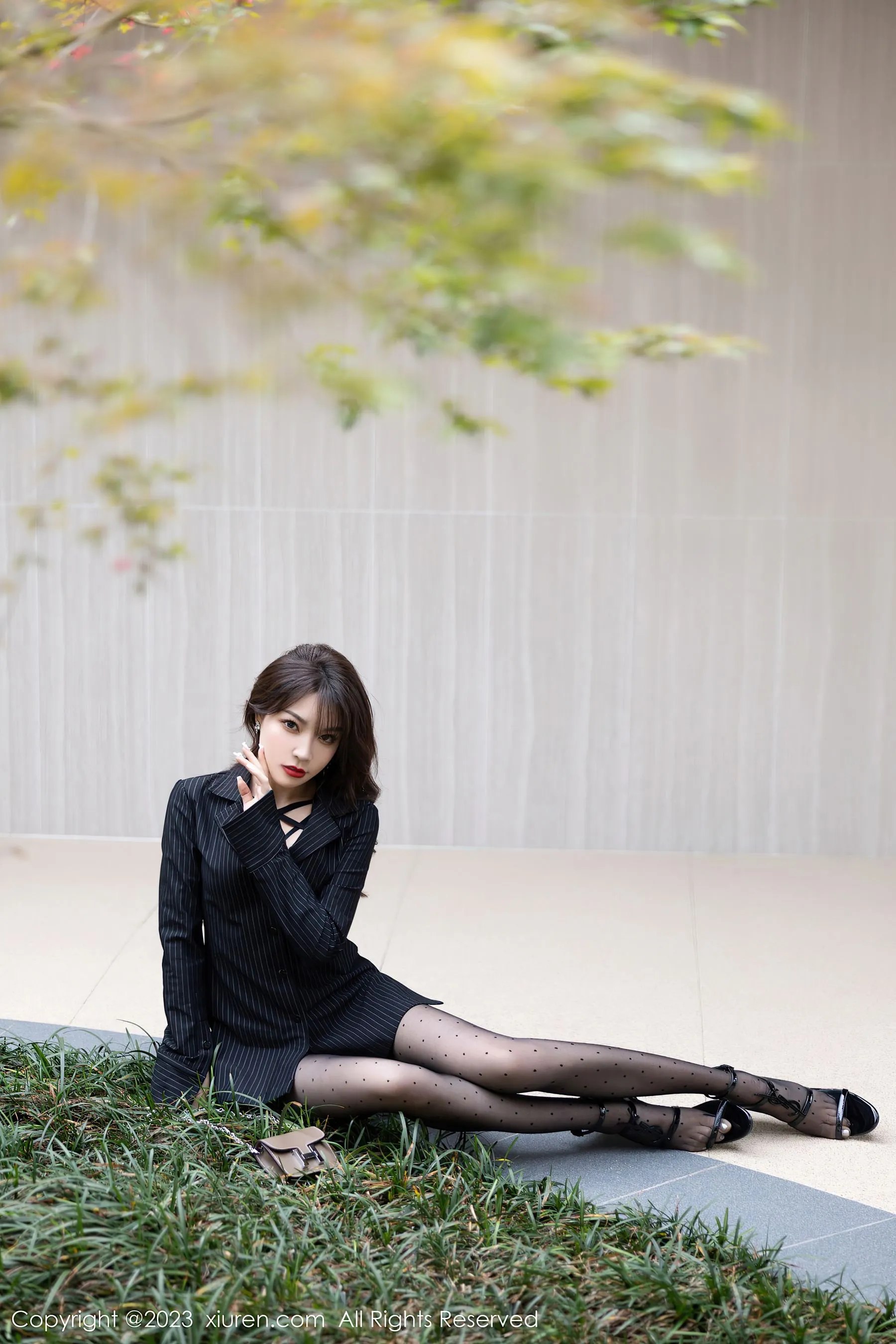  秀人网 No.6191 徐莉芝Booty 黑丝美腿第22张