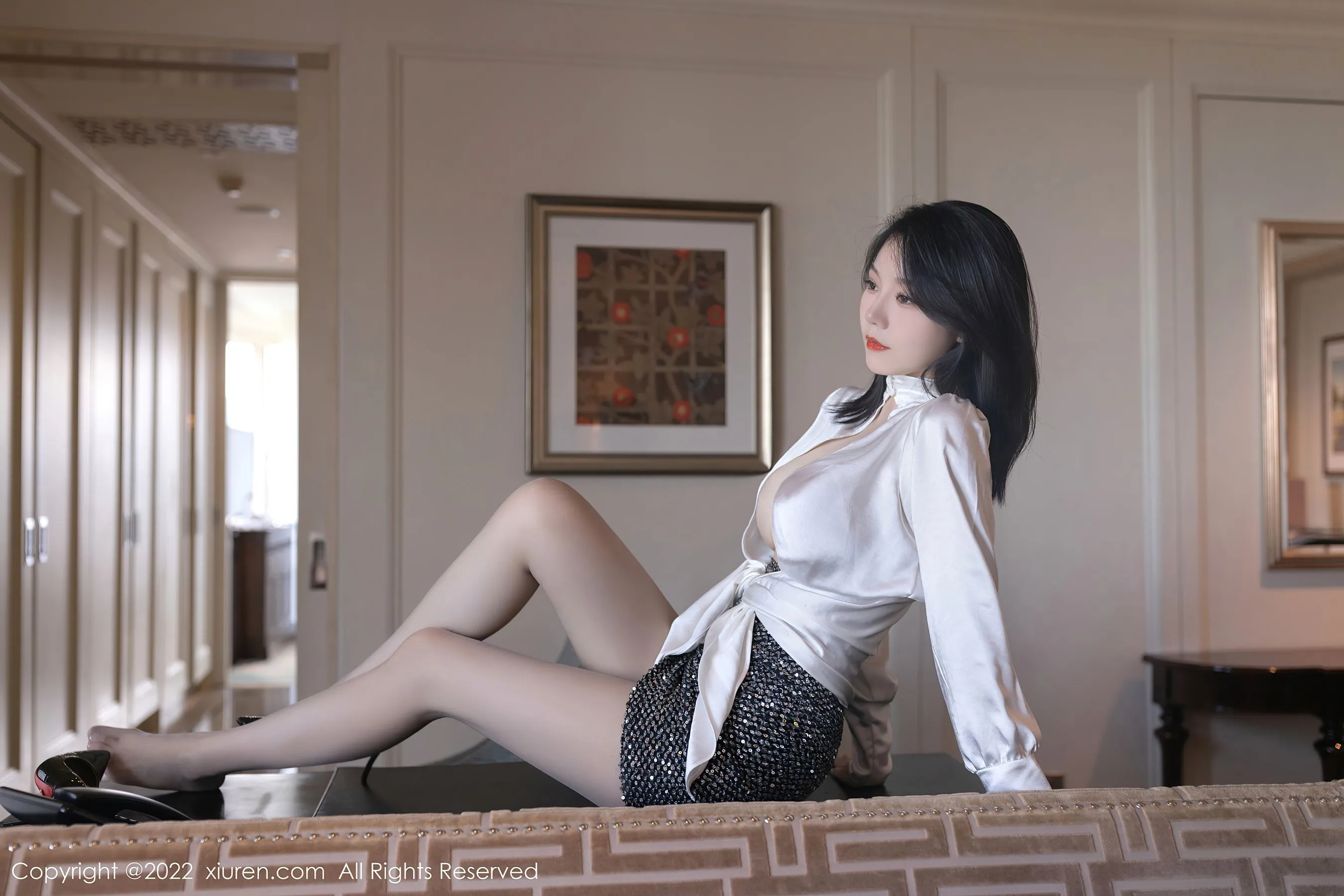  秀人网 No.5480 安然anran 短裙美腿第26张