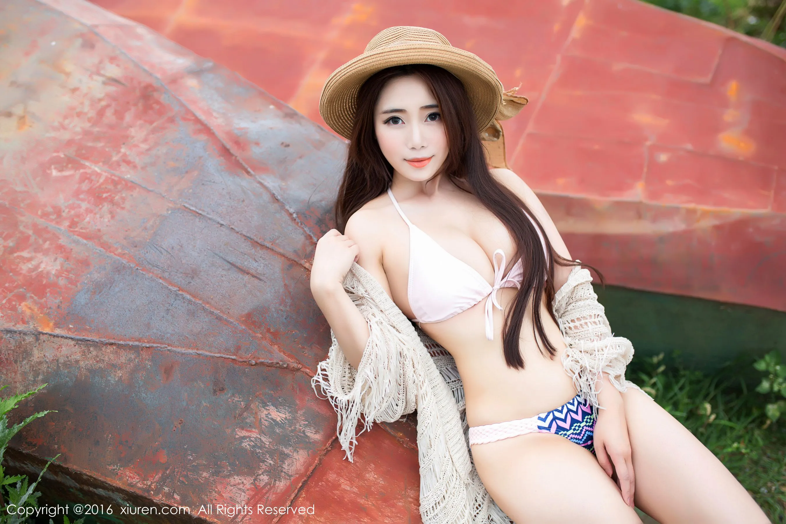 兜豆靓Youlina《阳光性感的兜兜》 秀人网 No.582第1张