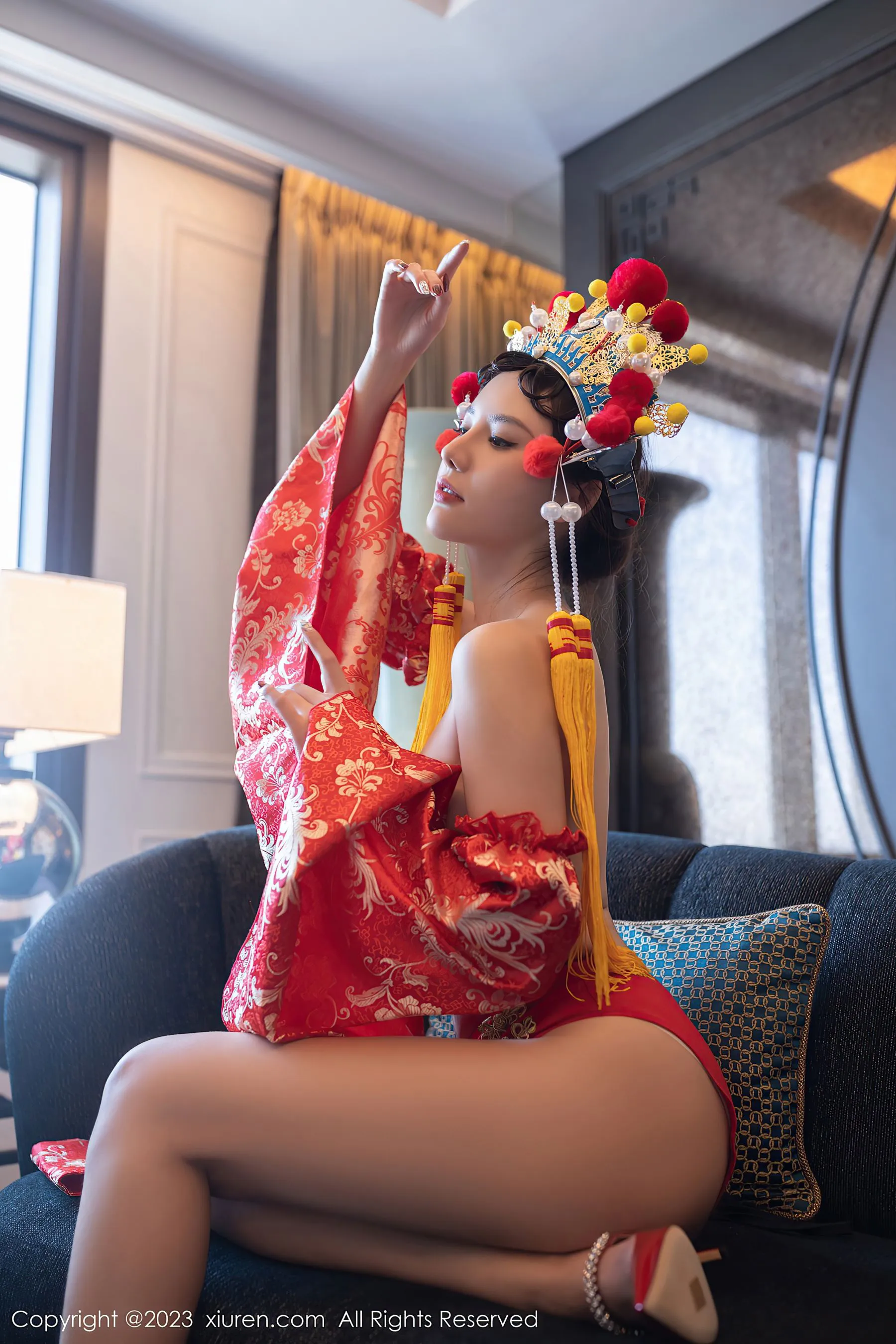 秀人网 No.6308 就是阿朱啊第3张