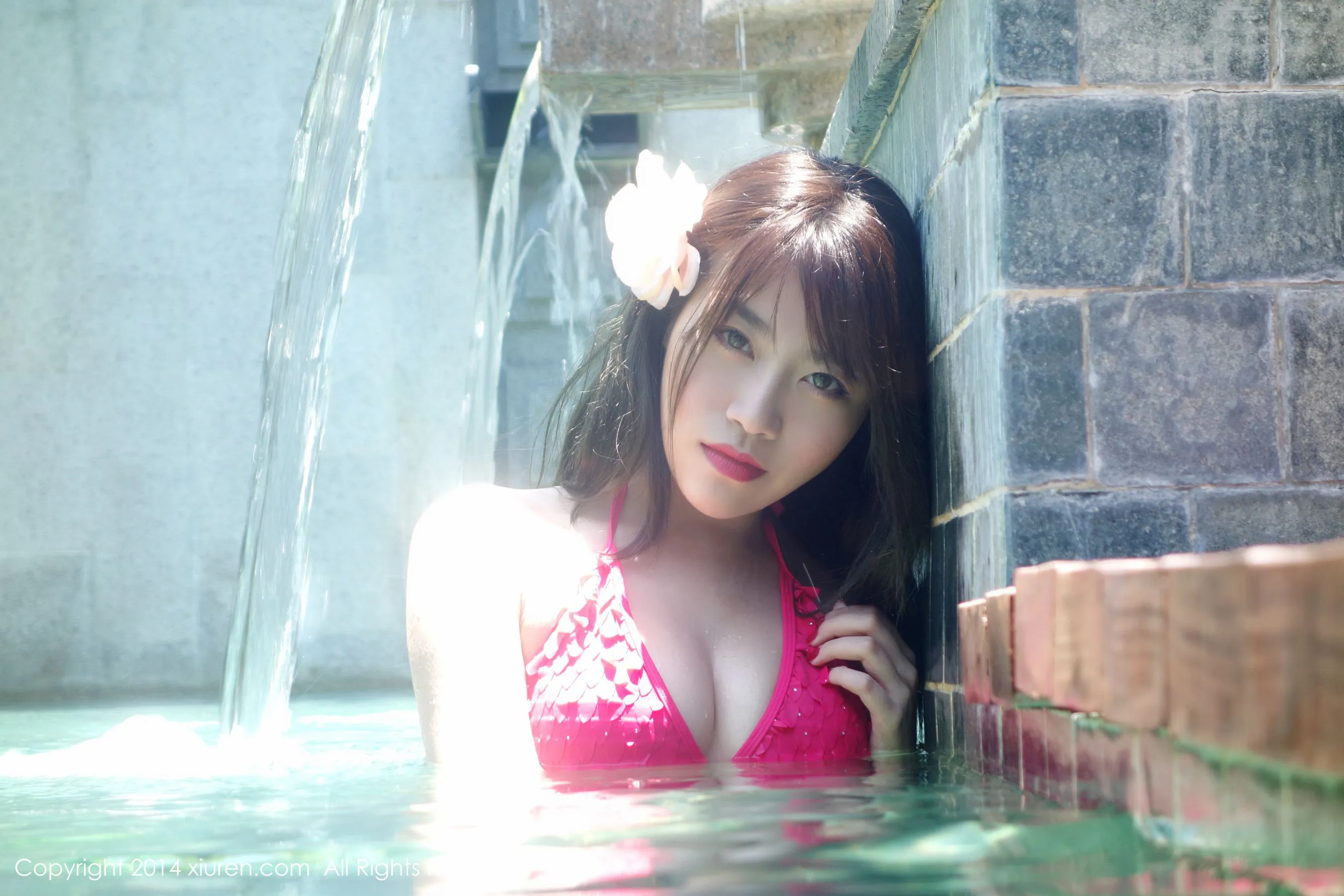 许诺Sabrina《海边小清新系列》 秀人网 No.167第1张