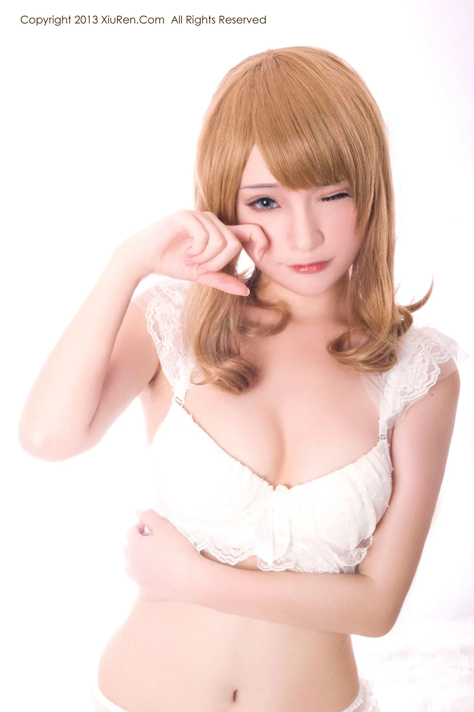 萌主@千夜未来《小蕾丝私房系列》 秀人网 No.012第6张