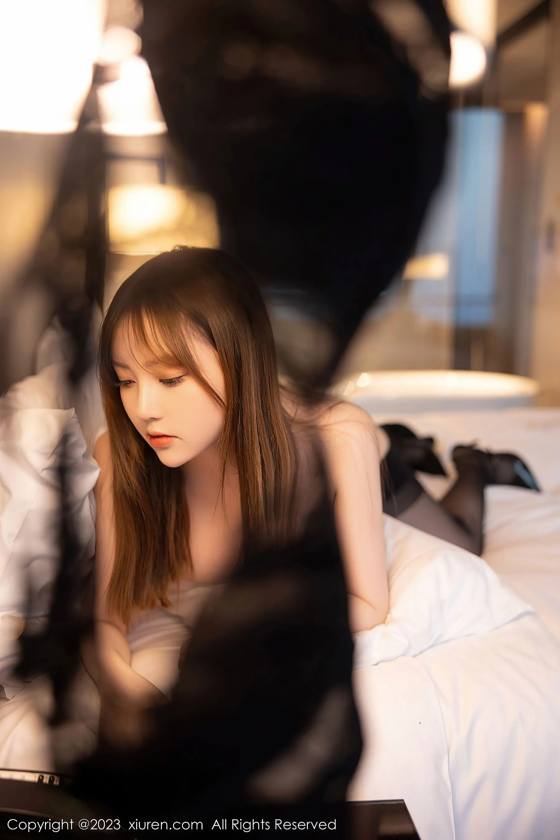 秀人网 No.6269 豆瓣酱 短裙黑丝第21张