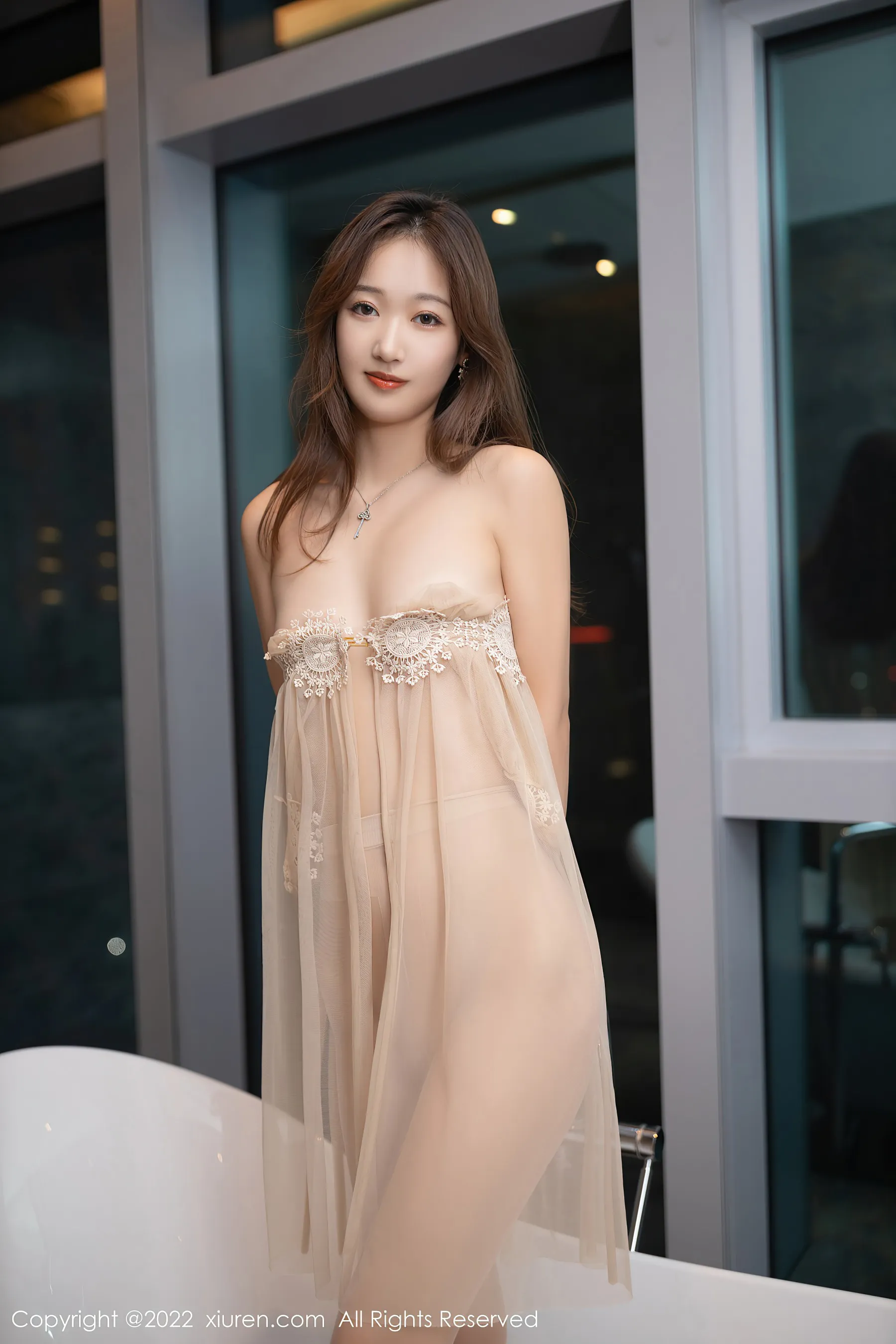 秀人网 No.4601 唐安琪 薄纱美腿清纯美女第15张