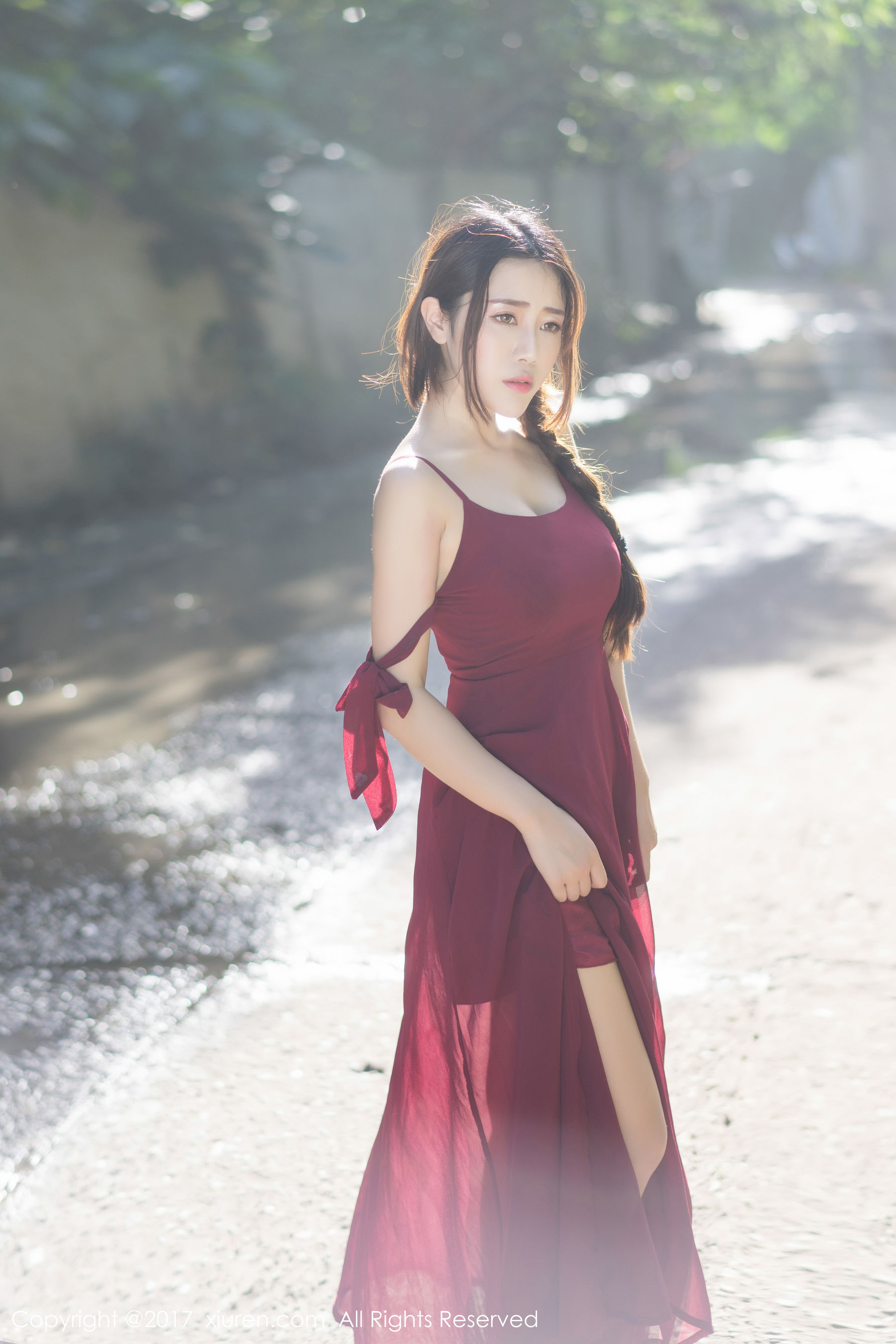 兜豆靓Youlina《室外清新,室内性感特写》 XiuRen 秀人网 NO.814第13张