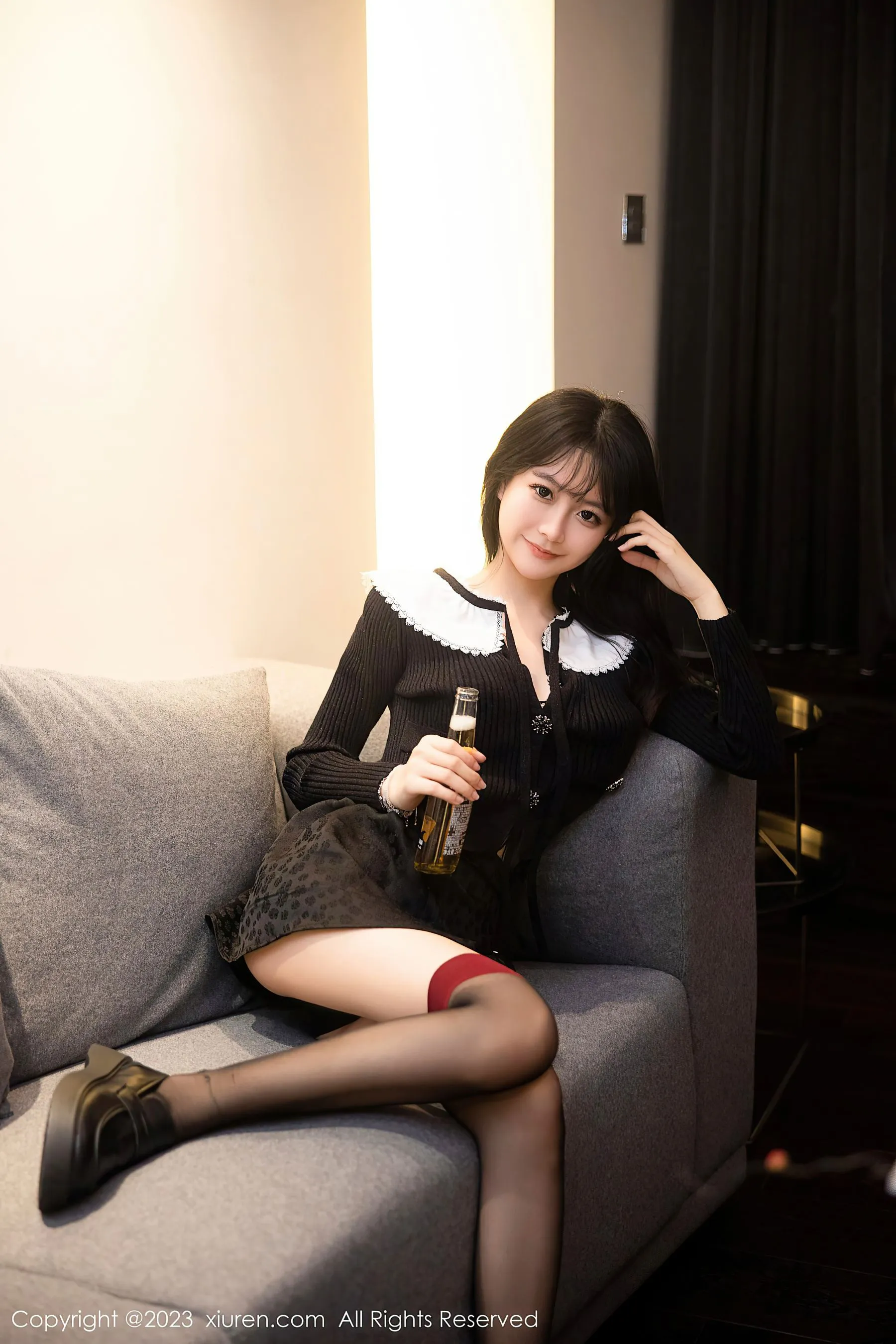  秀人网 No.6724 幼幼 黑丝美腿第26张