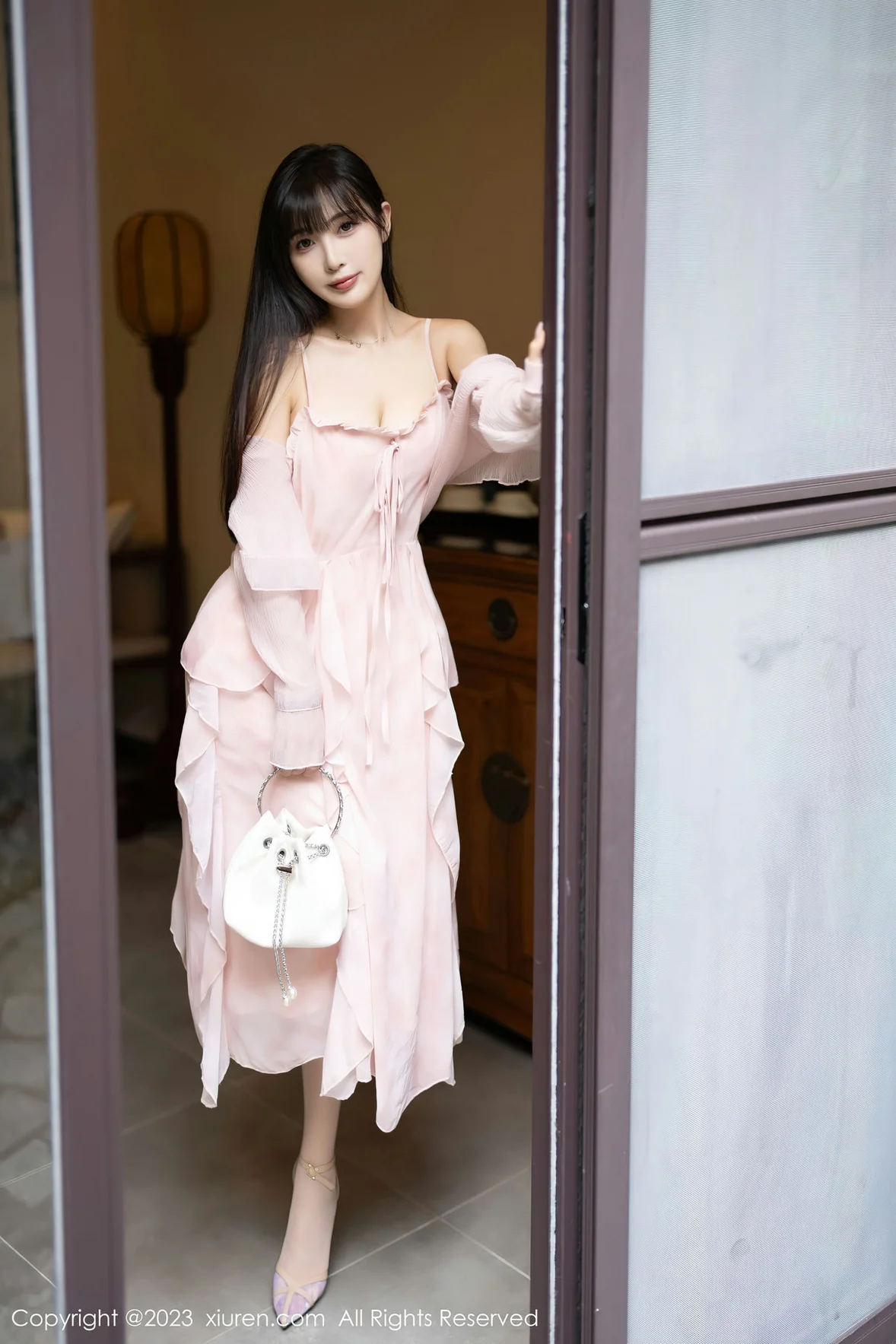  XiuRen 秀人 No.7263 林星阑 粉色丝袜安吉旅拍 [84P]第4张