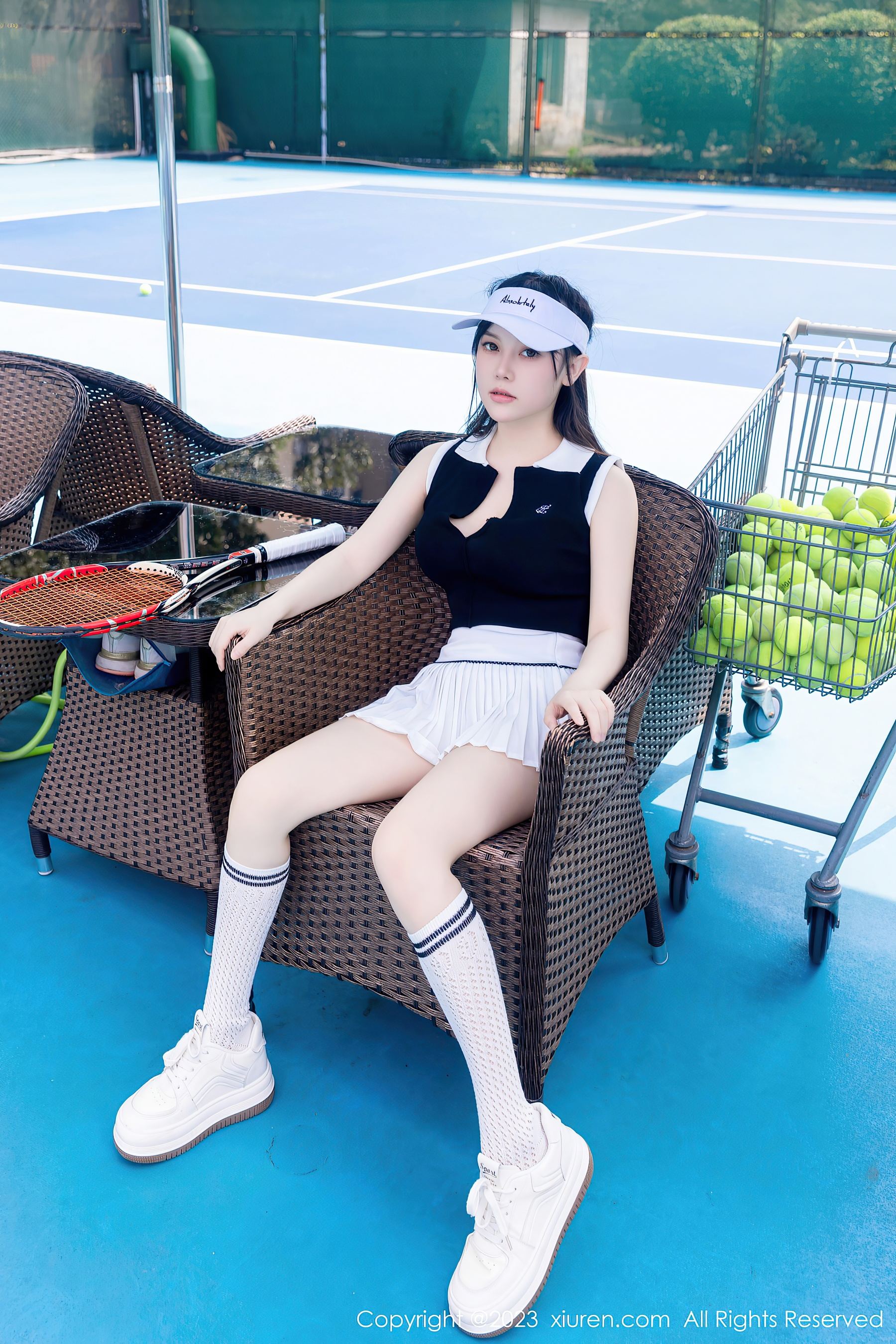 XiuRen 秀人 No.7467 豆瓣酱 网球美臀第21张