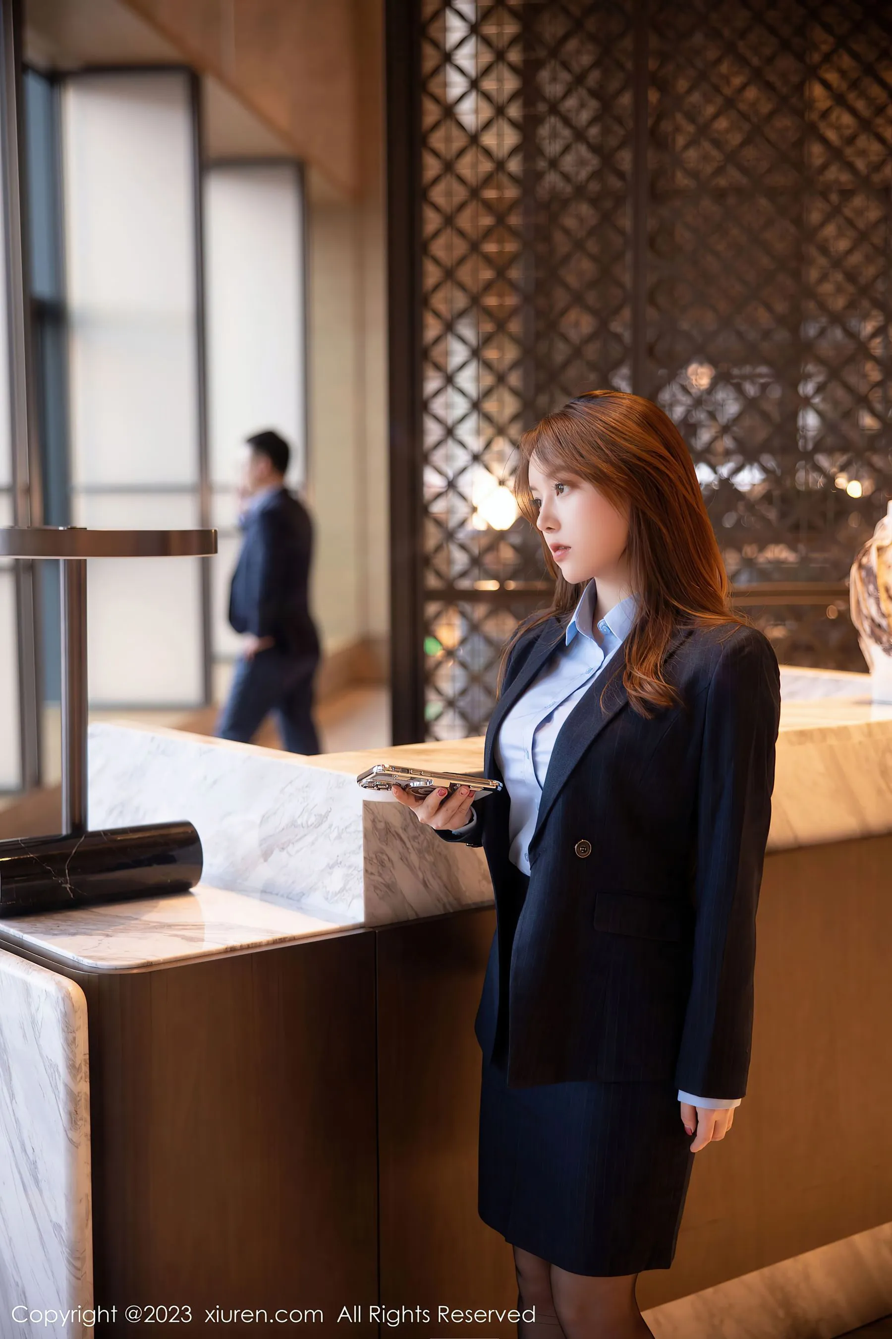 秀人网 No.6190 豆瓣酱 制服美臀第19张