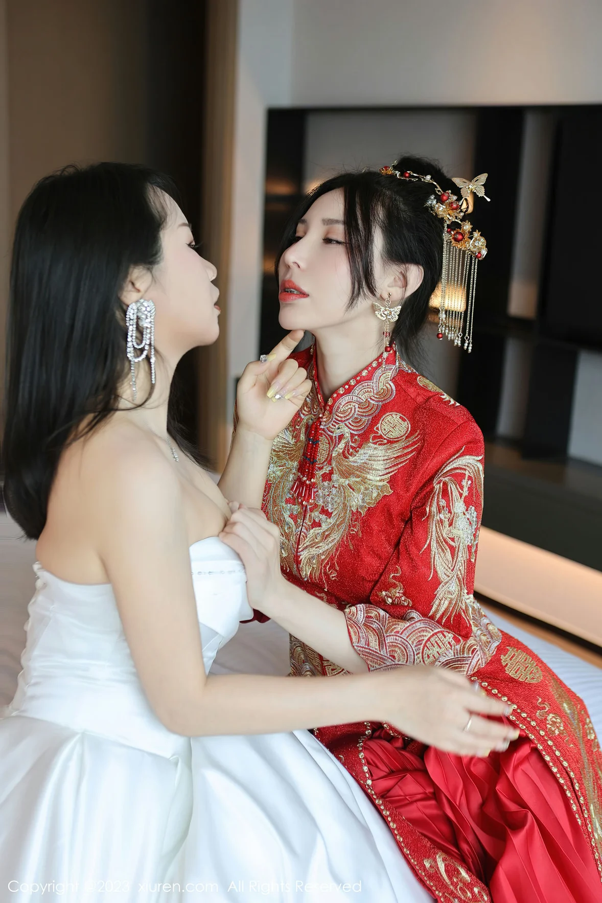  XiuRen 秀人 No.6957 曼柔两位性感女神模特合集写真 [86P]第2张