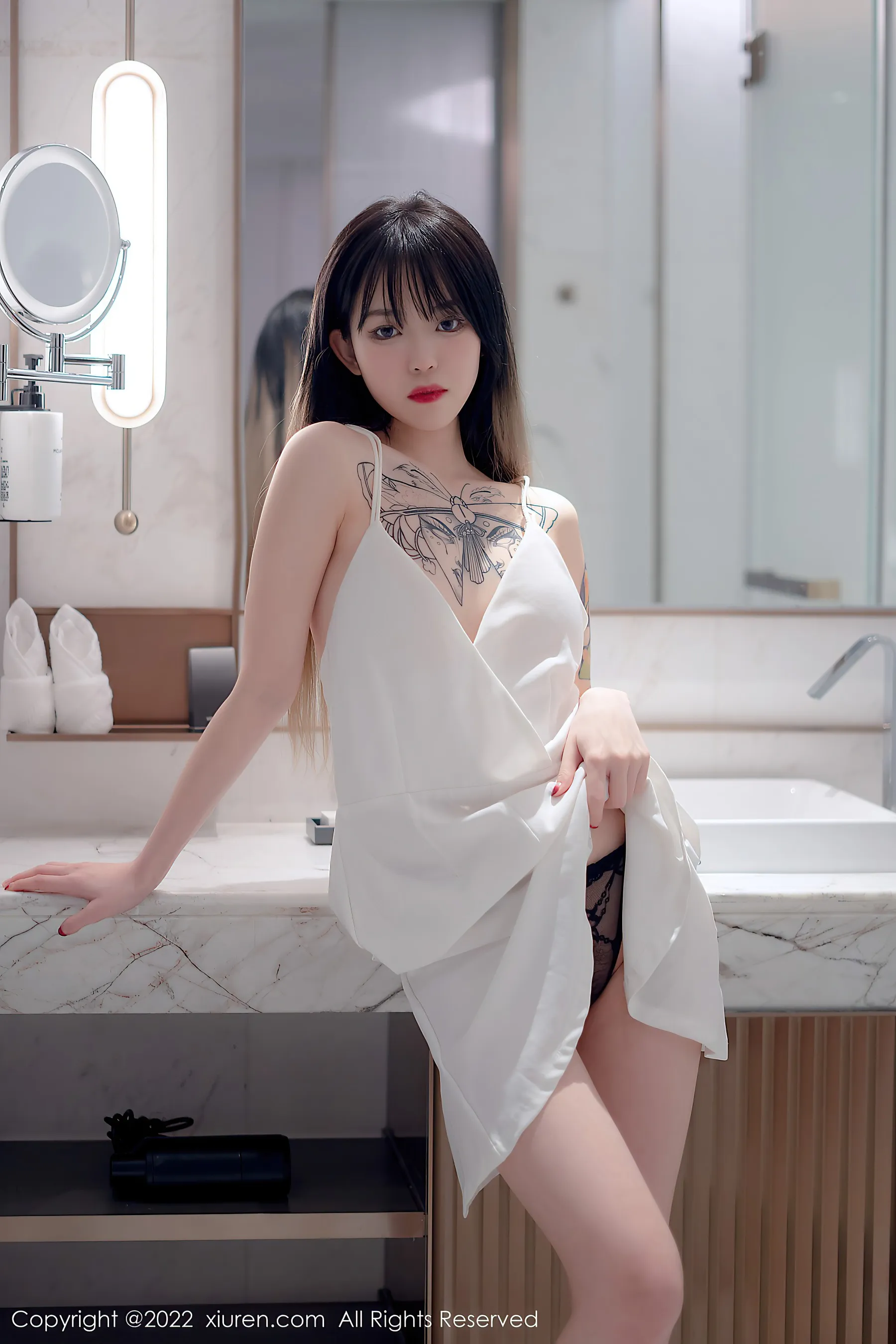 秀人网 No.4611 奶瓶. 淑女美腿长裙薄纱第18张