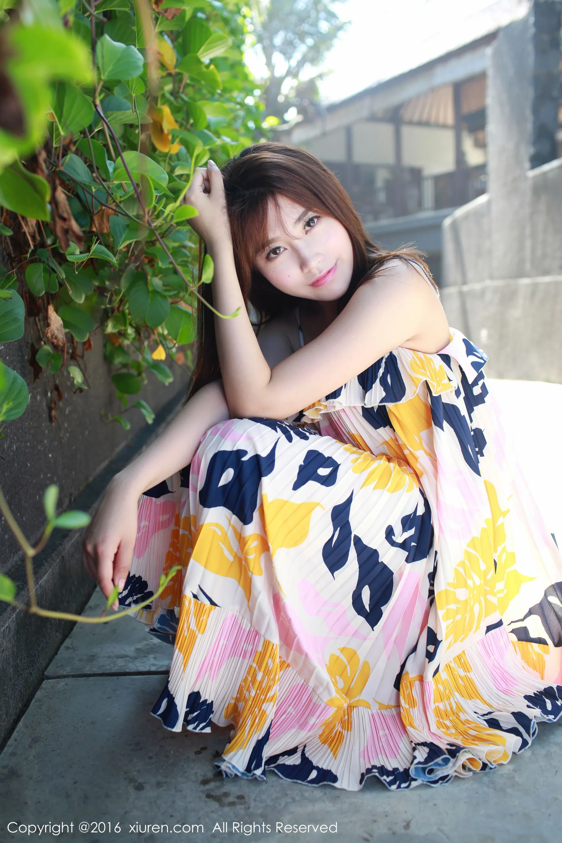 许诺Sabrina《巴厘岛旅拍》小清新系列 秀人网 No.542第11张